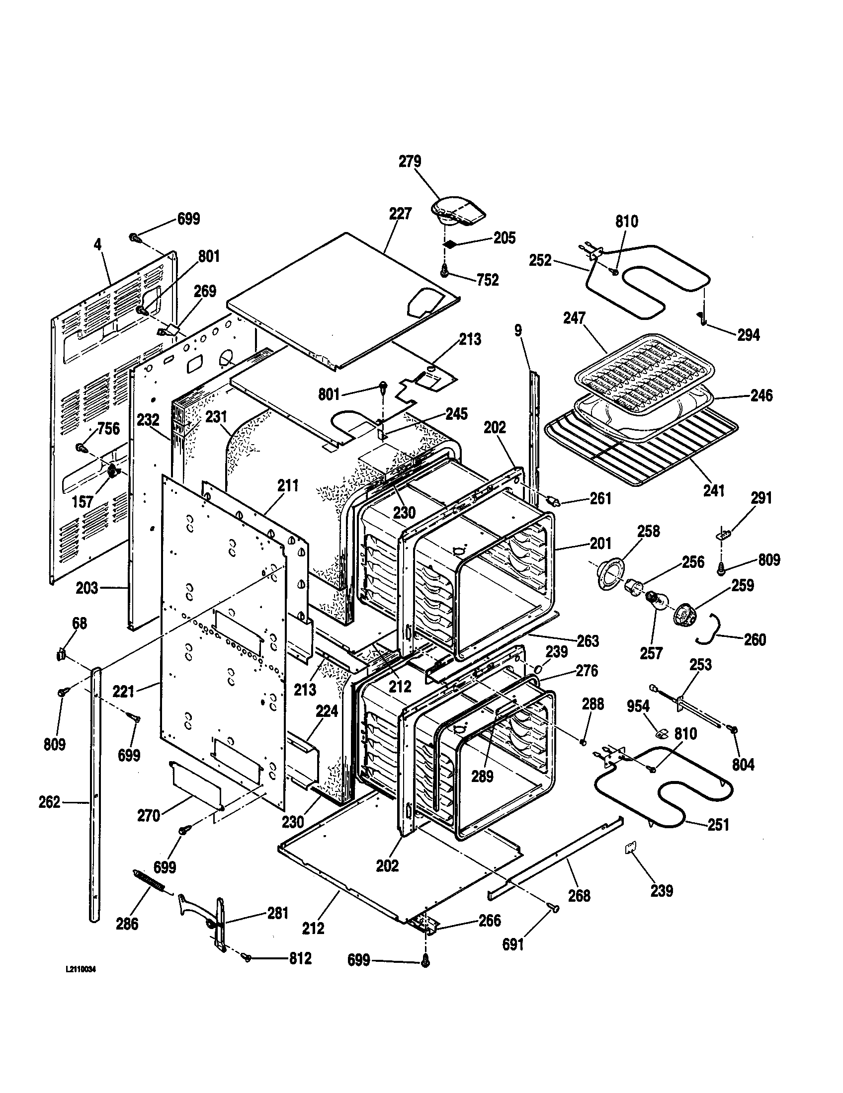 Kenmore 91141389892 body diagram