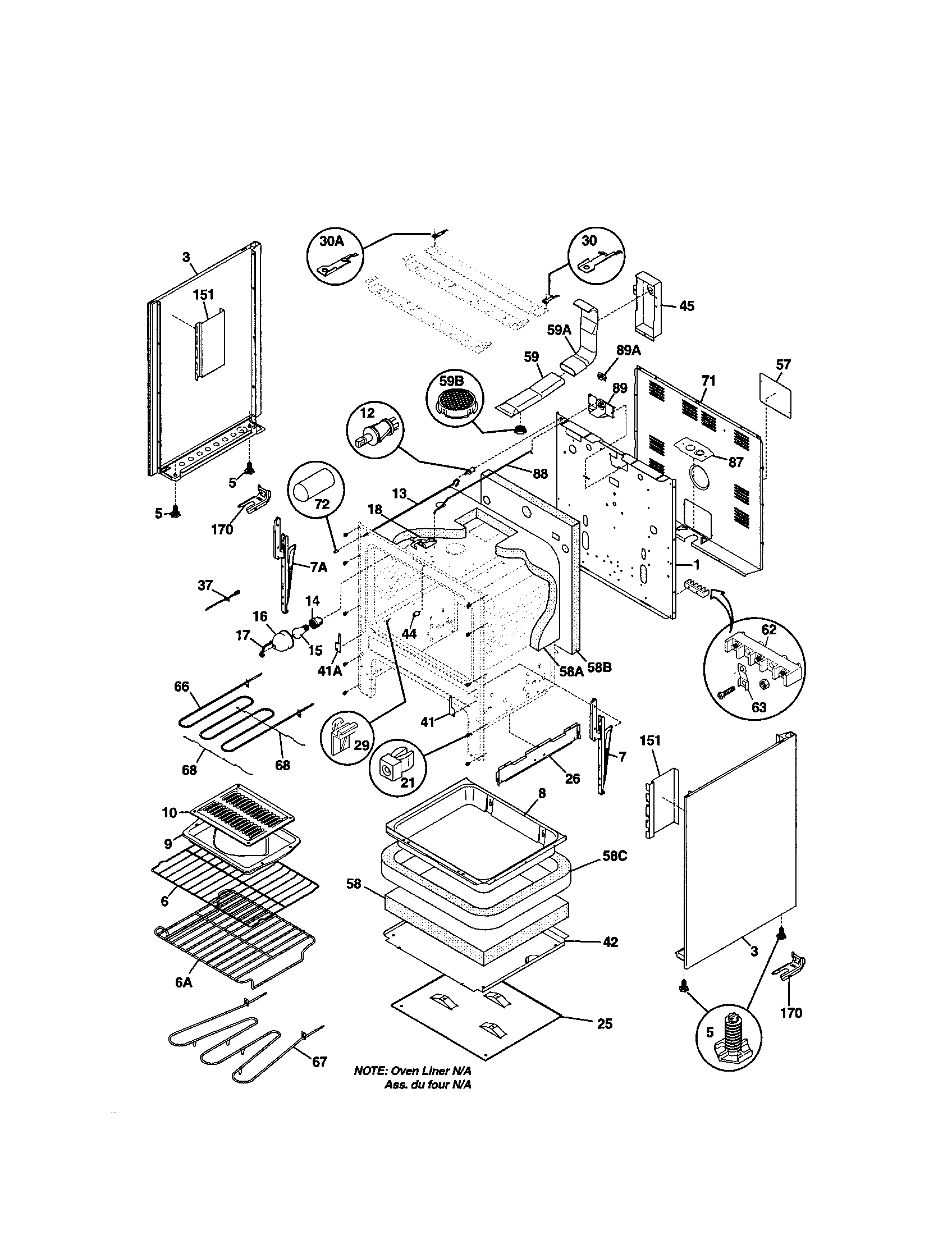 Kenmore 79092314100 body diagram