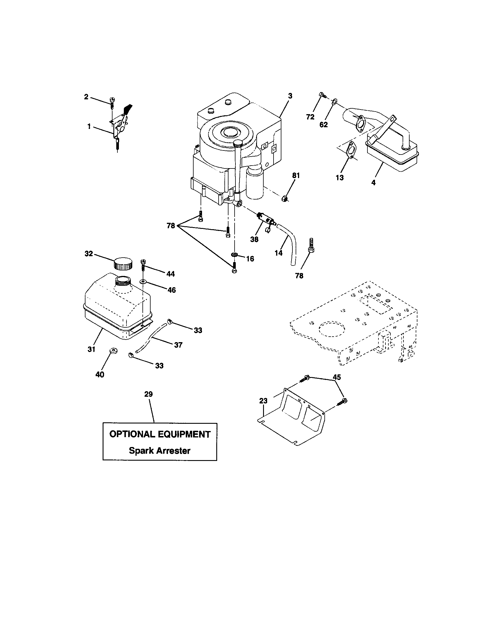 Craftsman 917271532 engine diagram