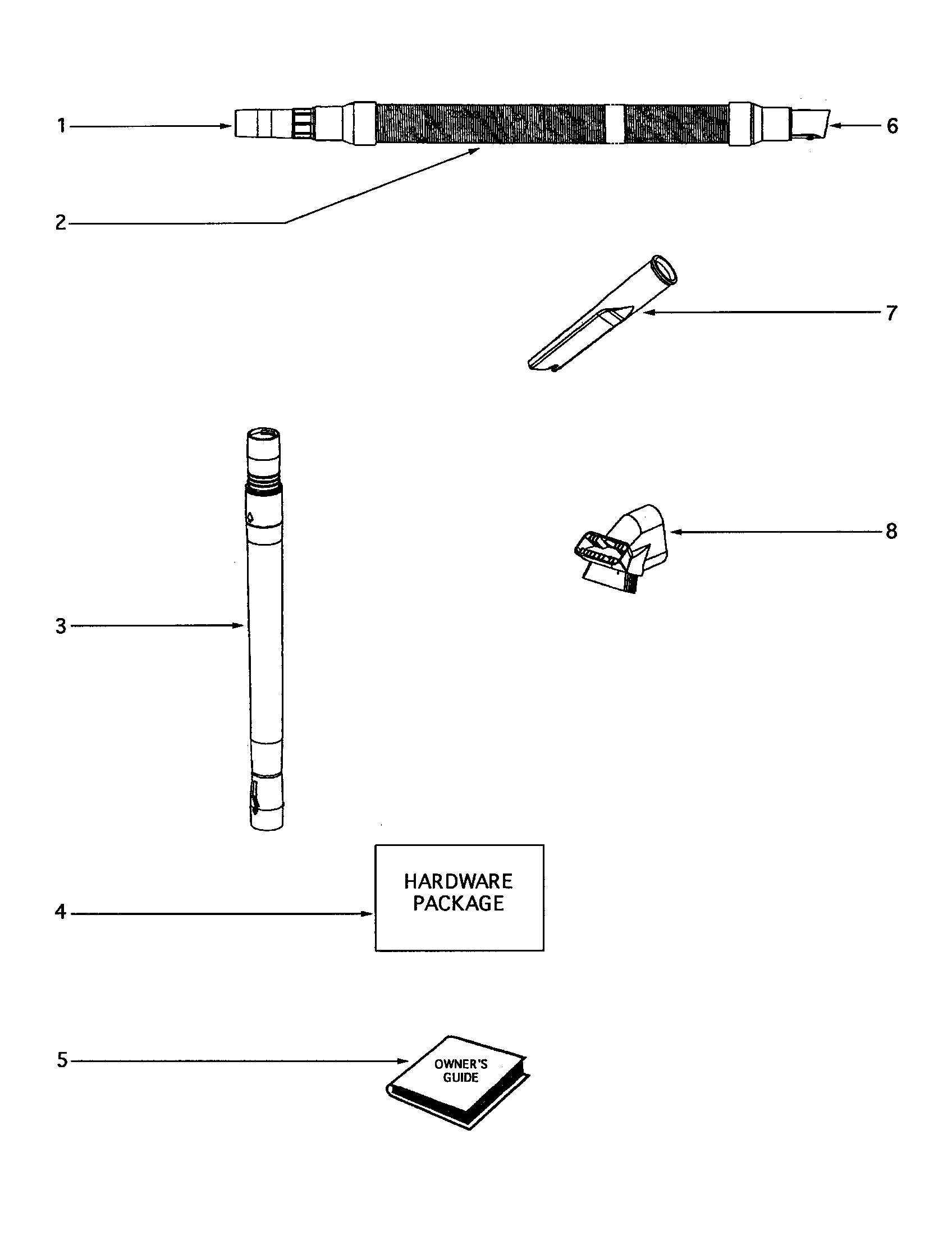 Eureka 4387AT hose diagram