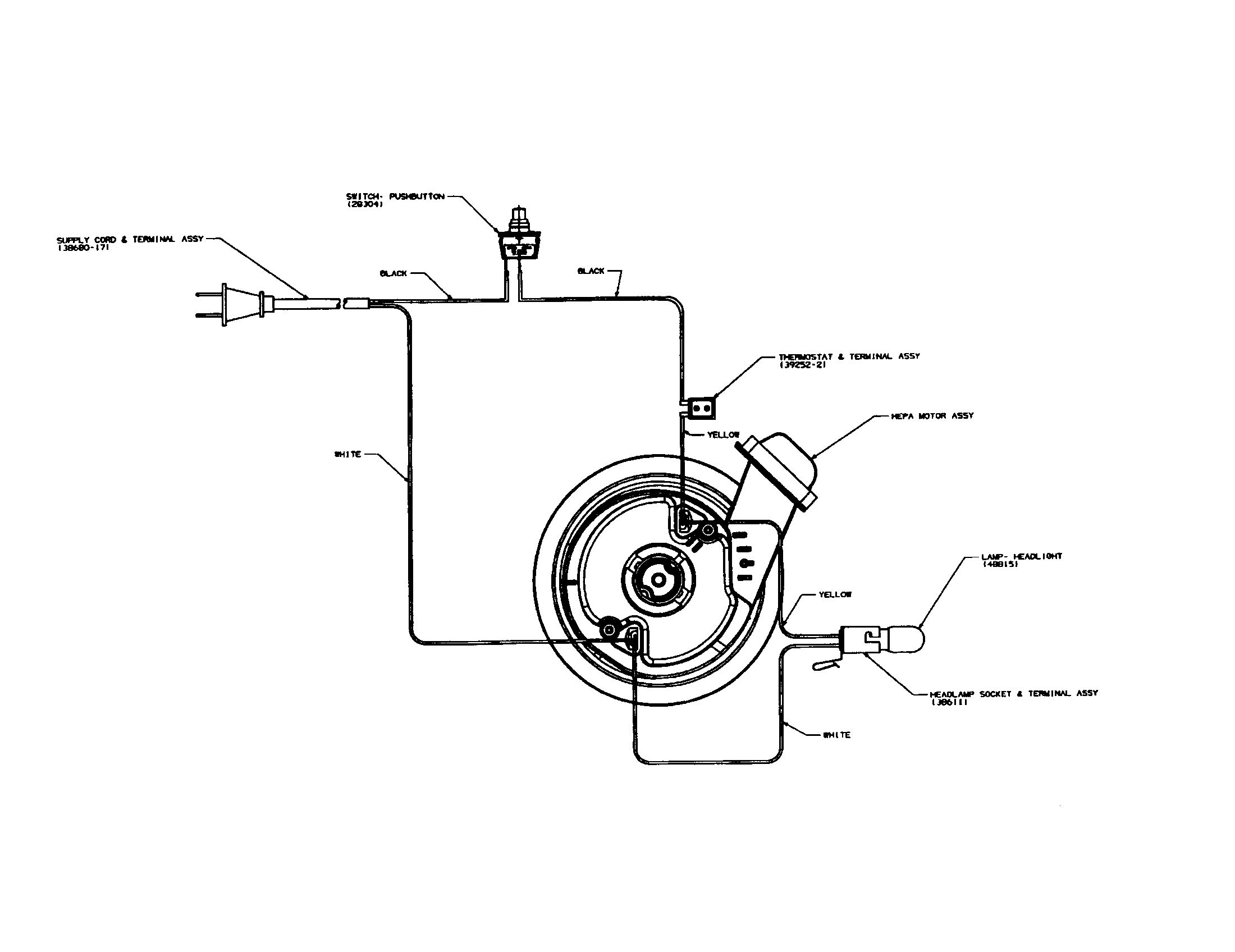 Eureka 4387AT wiring diagram diagram