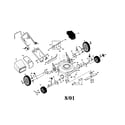 Craftsman 917388022 rotary lawn mower diagram