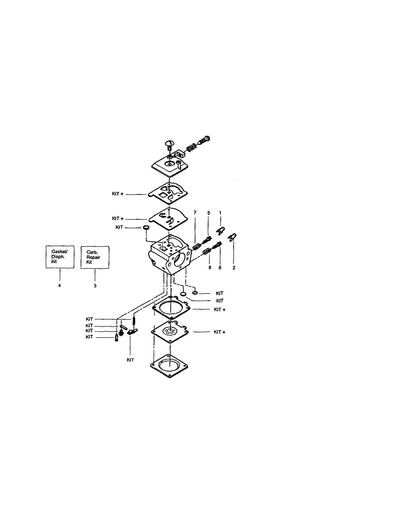 Craftsman 358350440 carburetor #530069703 diagram
