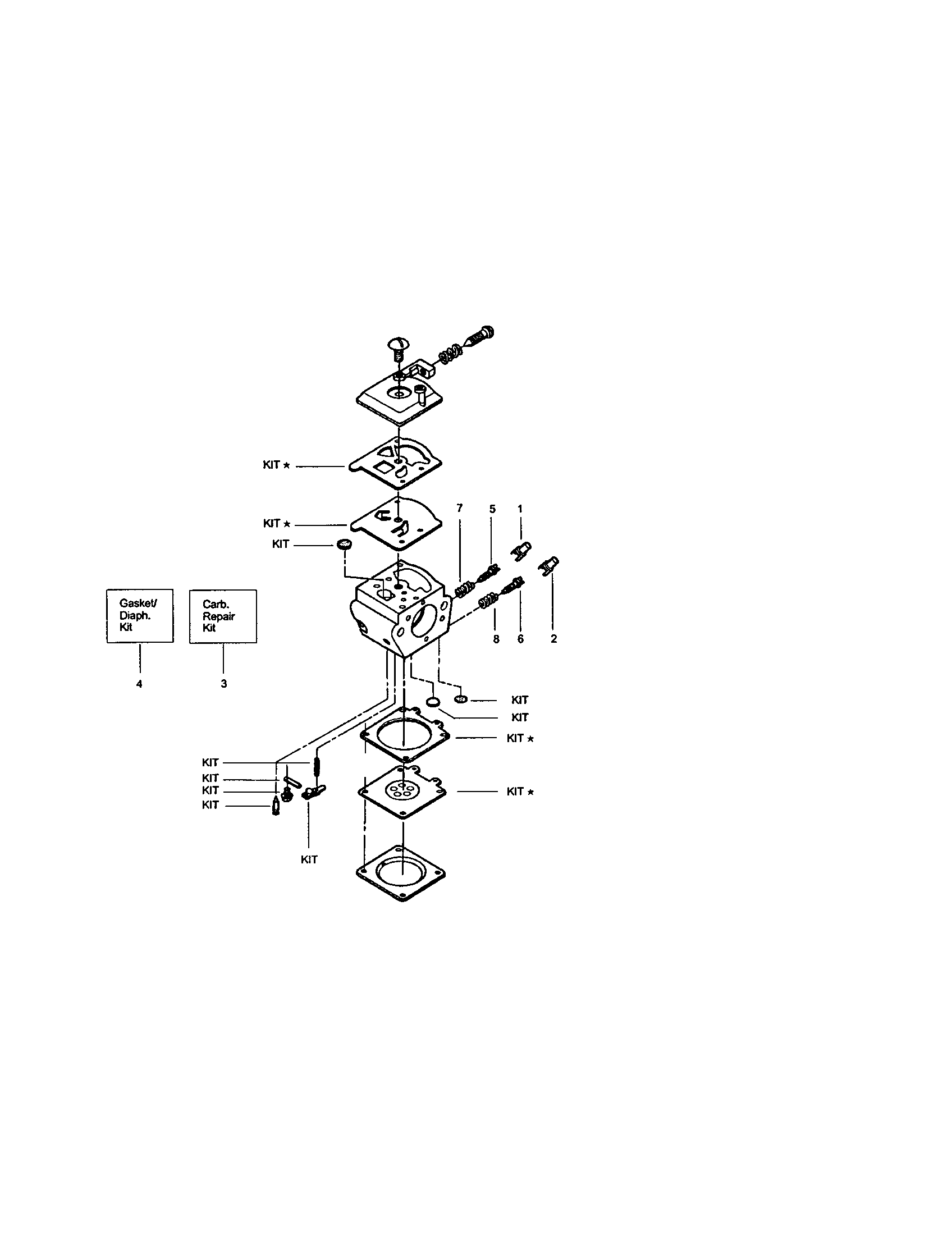 Craftsman 358350380 carburetor #530069703 diagram