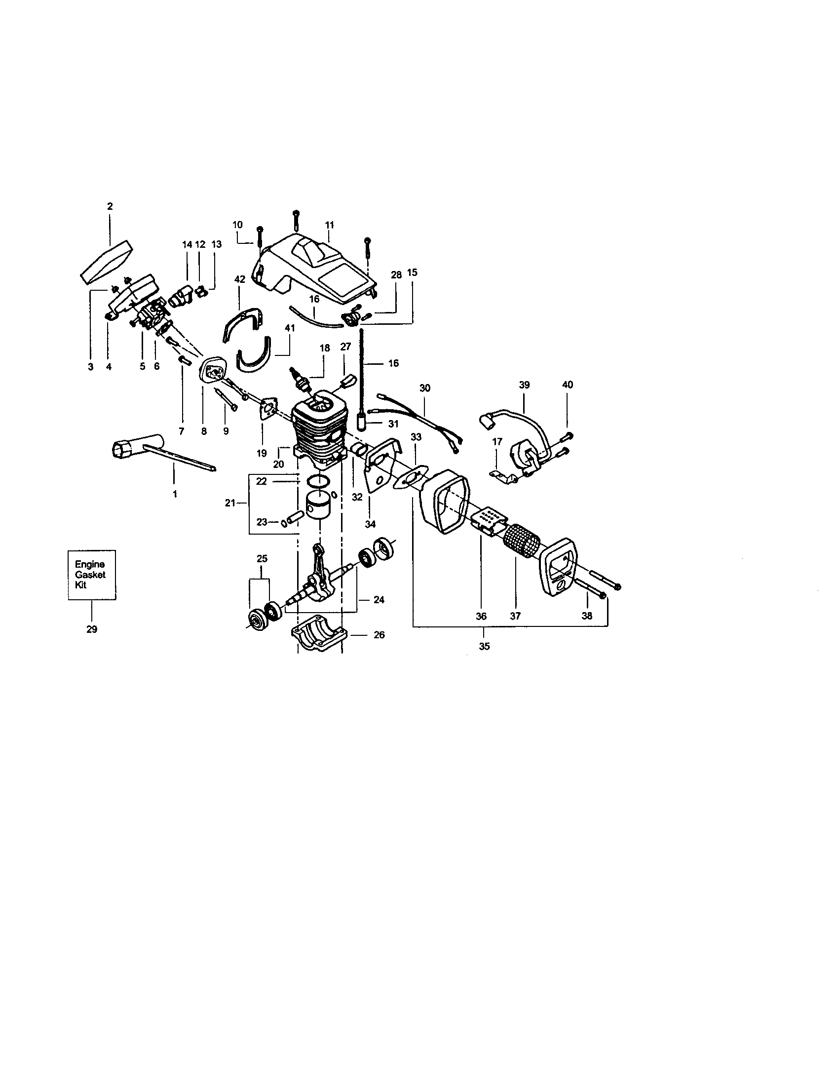 Craftsman 358350480 cylinder diagram