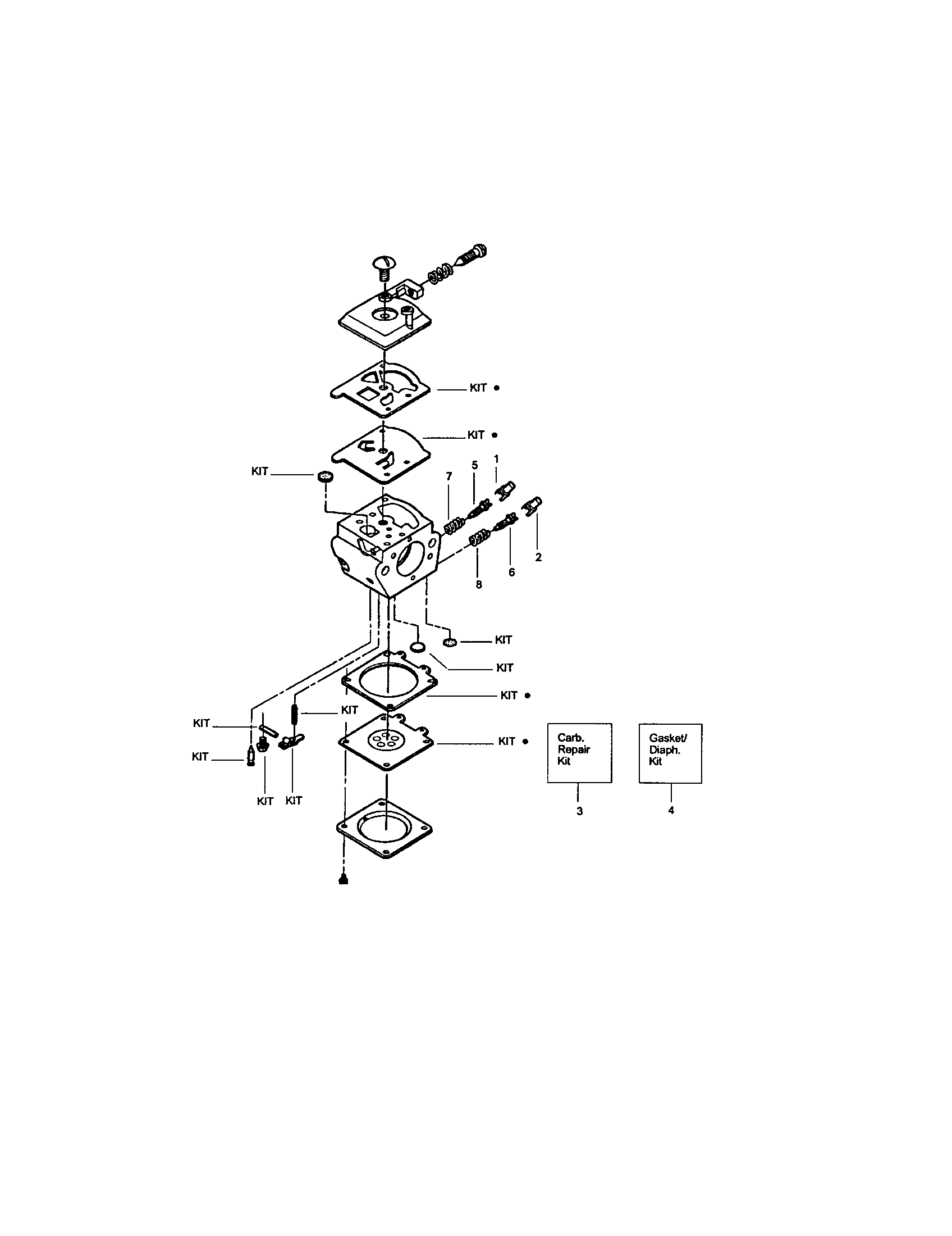 Craftsman 358350200 carburetor diagram