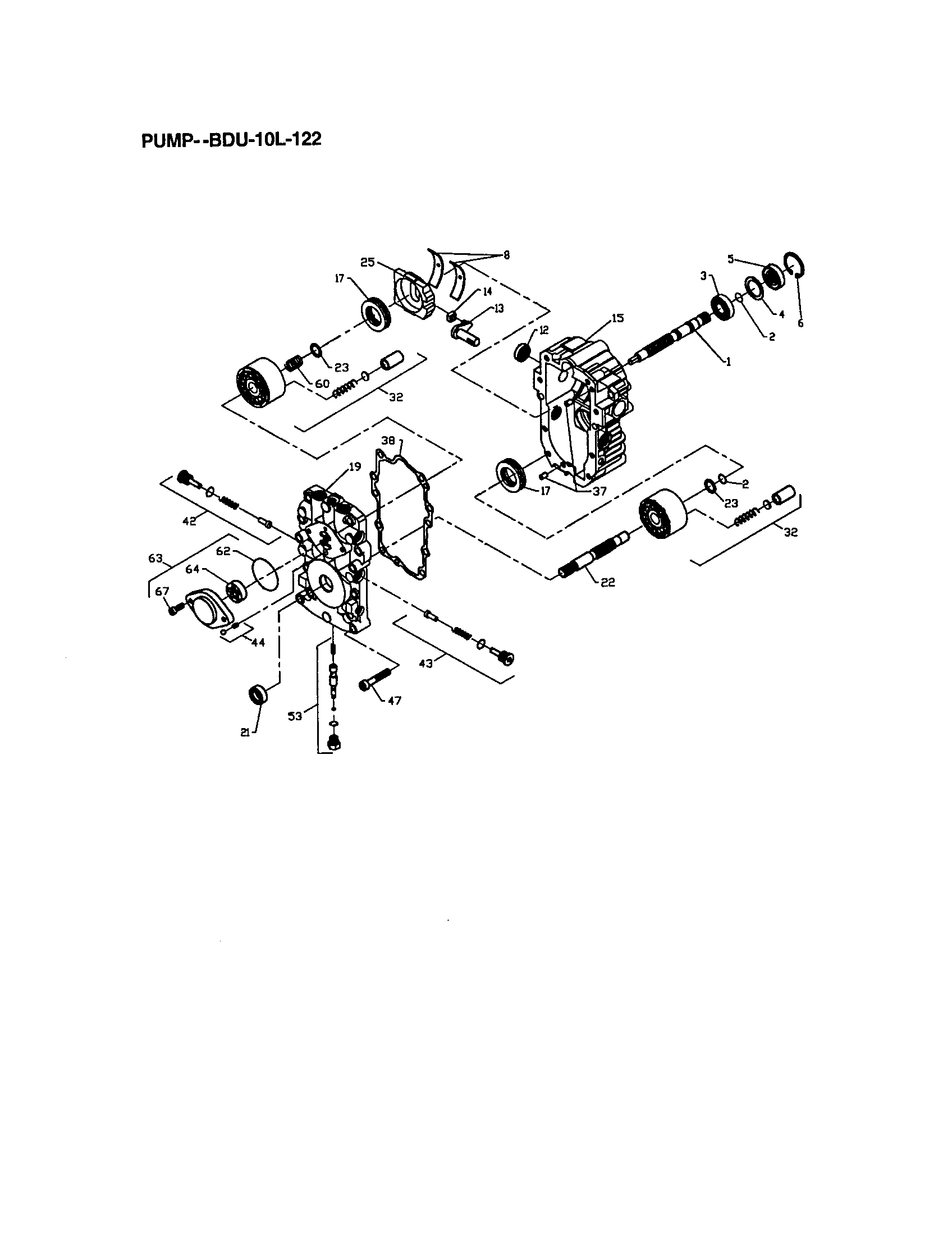 Craftsman 917275241 pump-bdu-10l-122 diagram