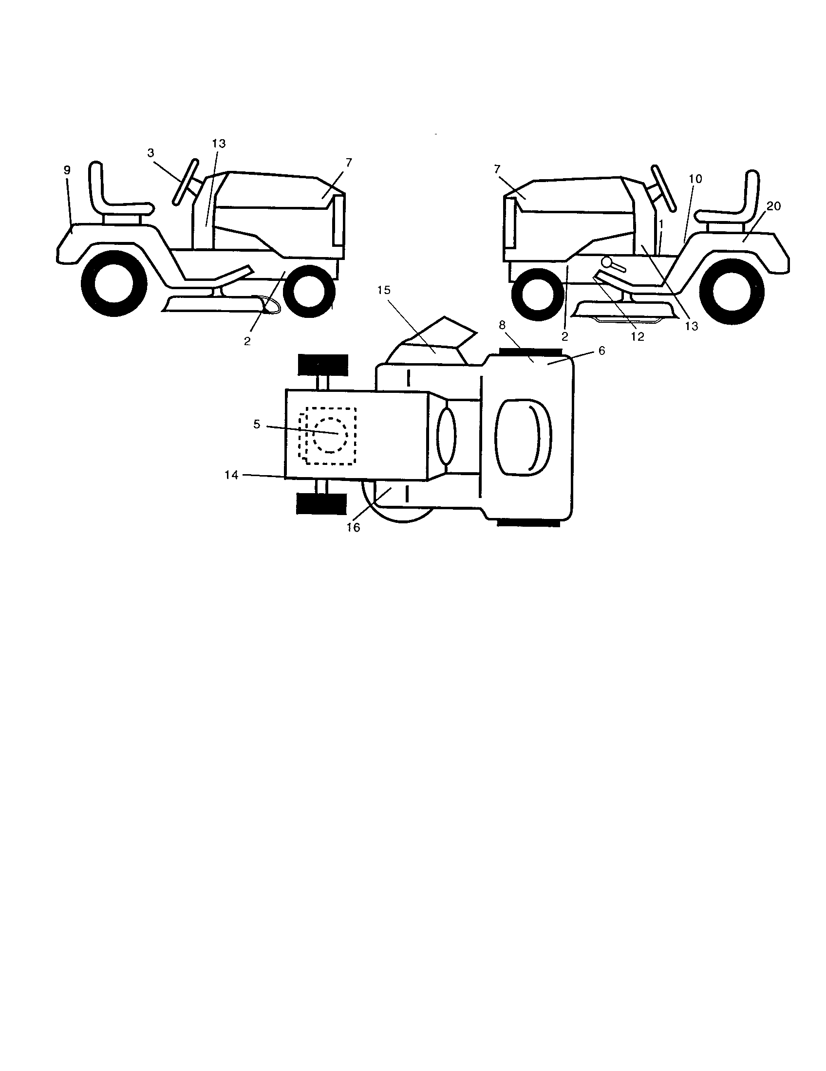 Craftsman 917250370 decals diagram