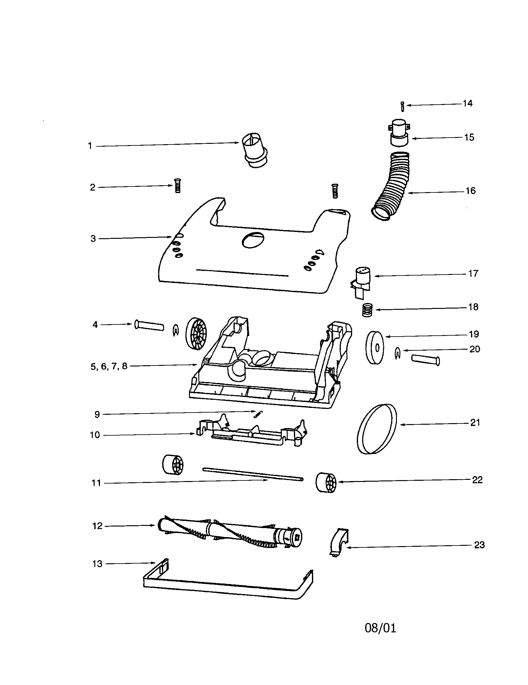 Eureka SE4464AT base diagram