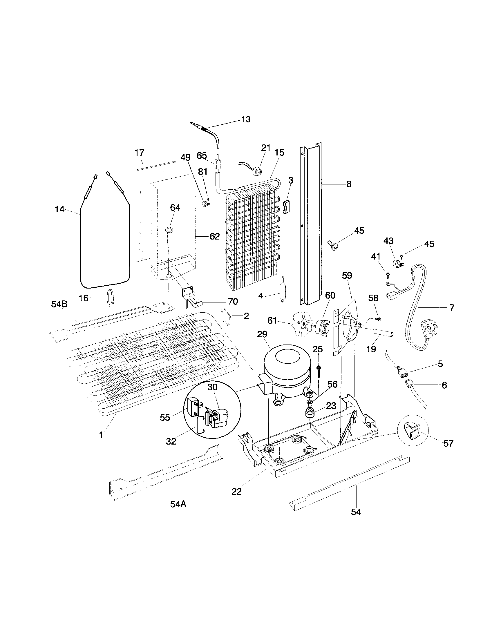 Frigidaire FRS26ZGHD1 system diagram