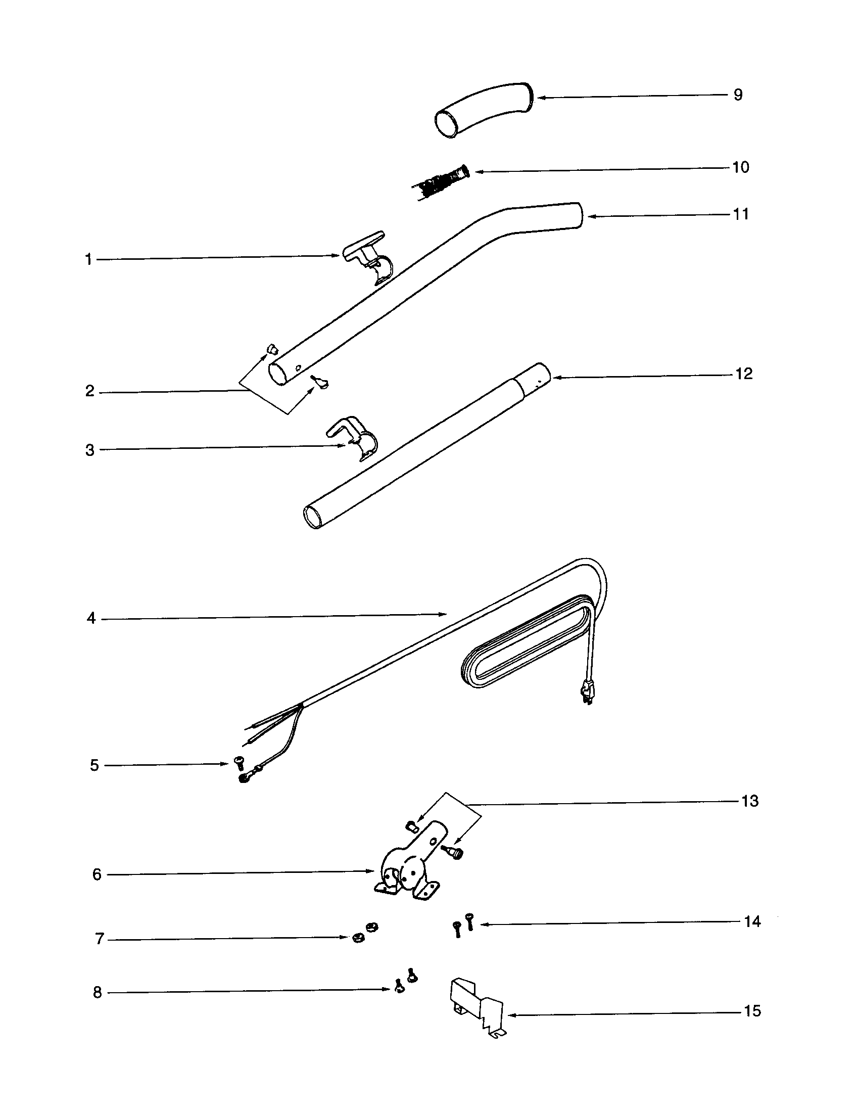 Eureka C4046F handle diagram