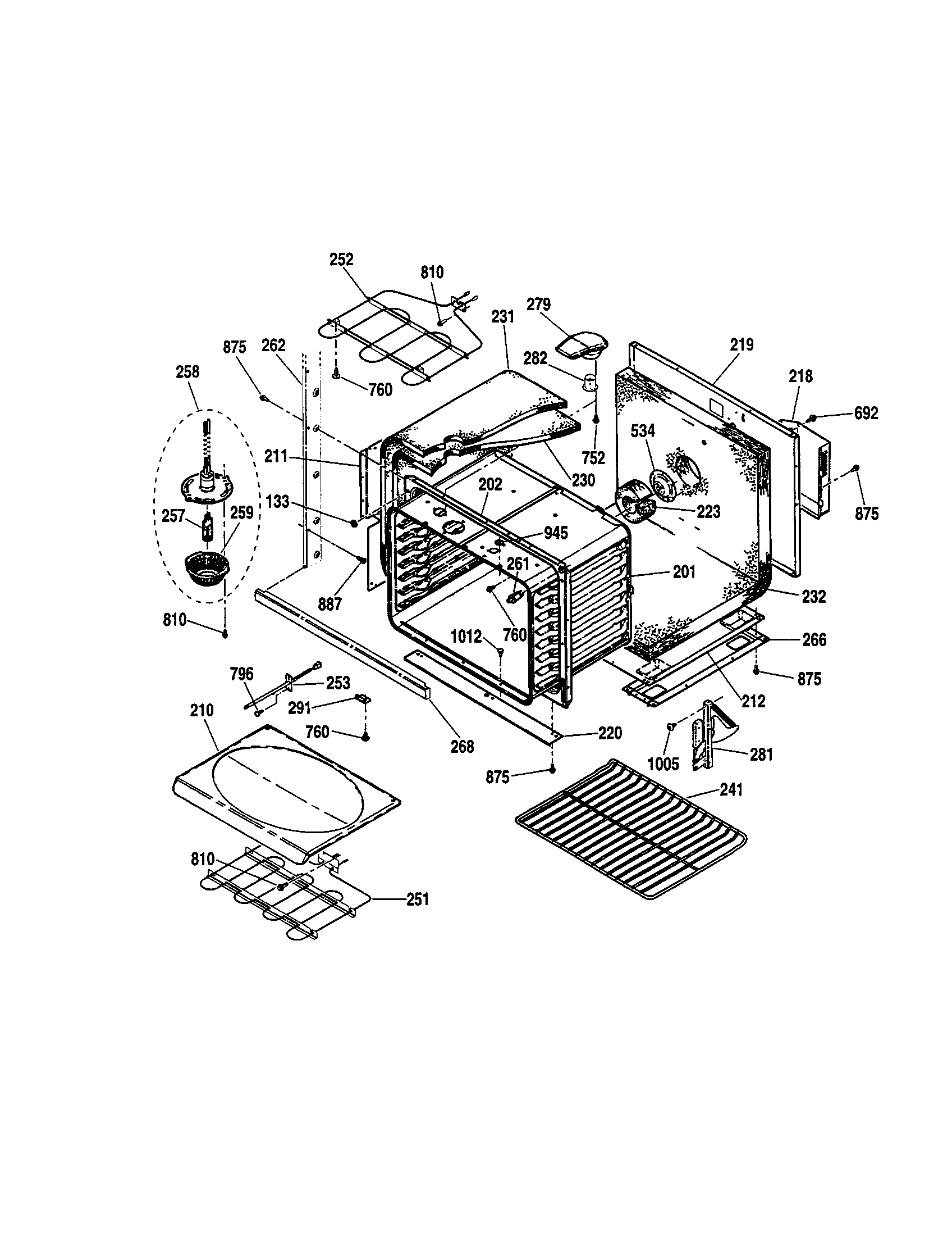 Kenmore 91149039100 lower body diagram