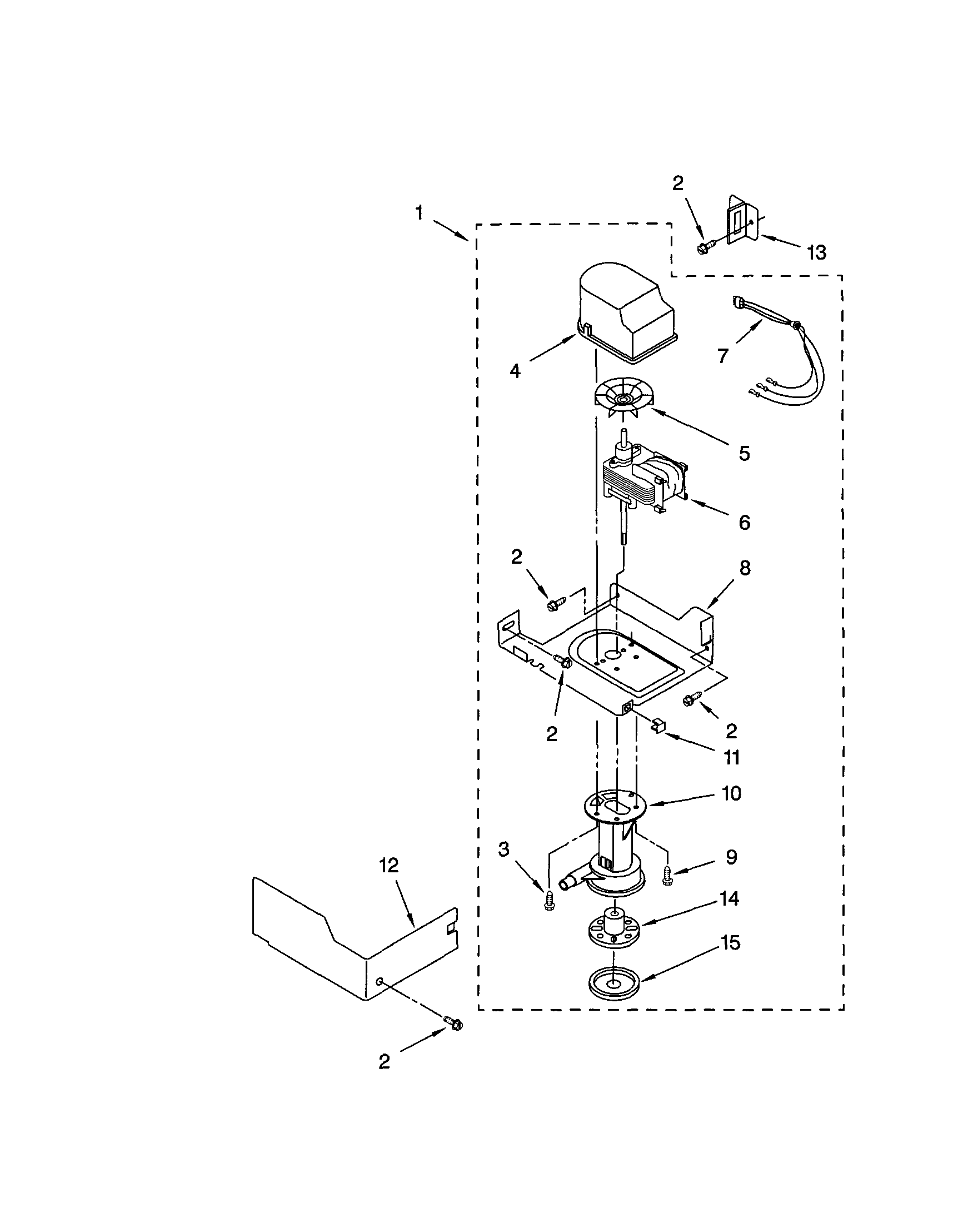 Kenmore 10689489993 pump diagram
