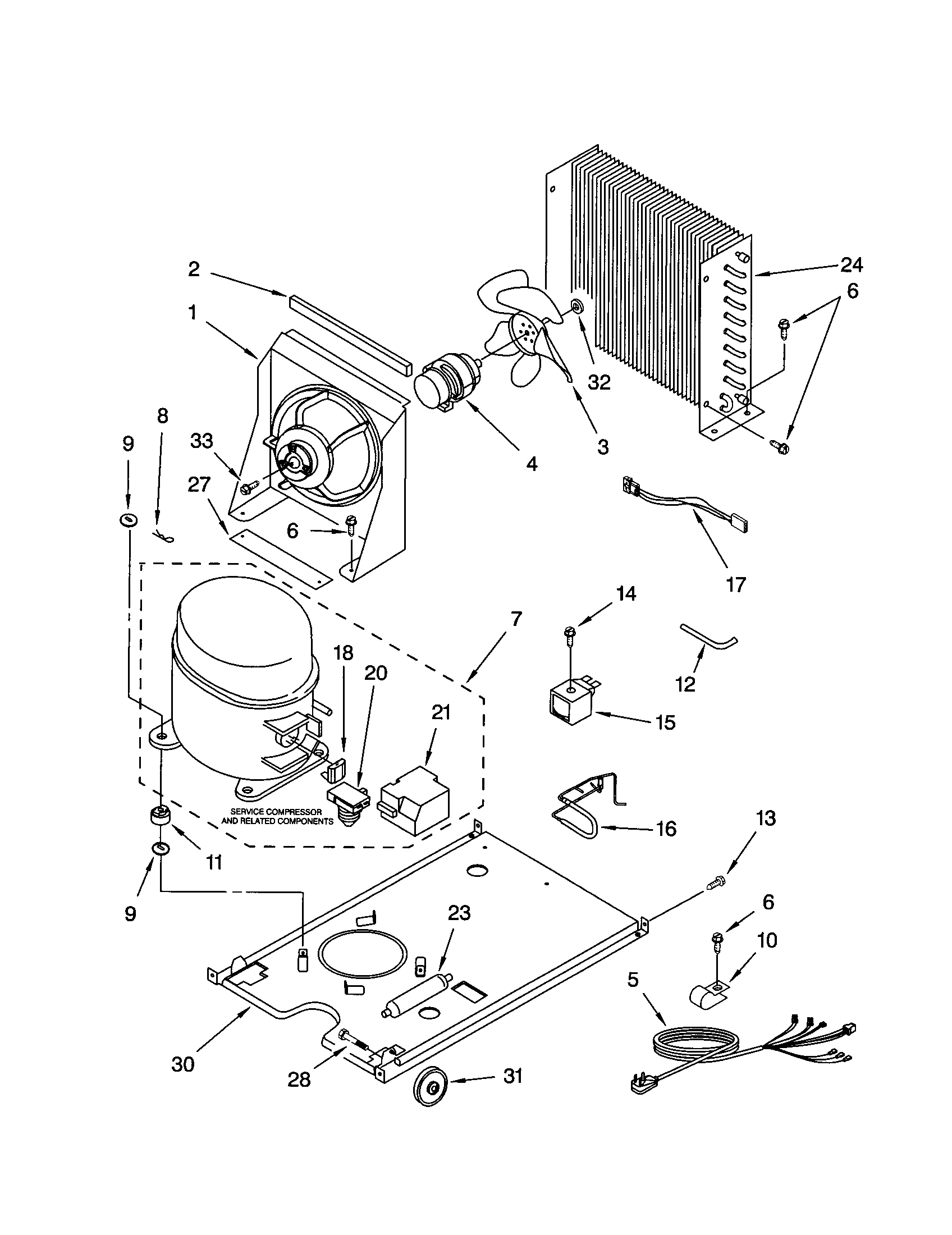 Kenmore 10689489993 unit diagram