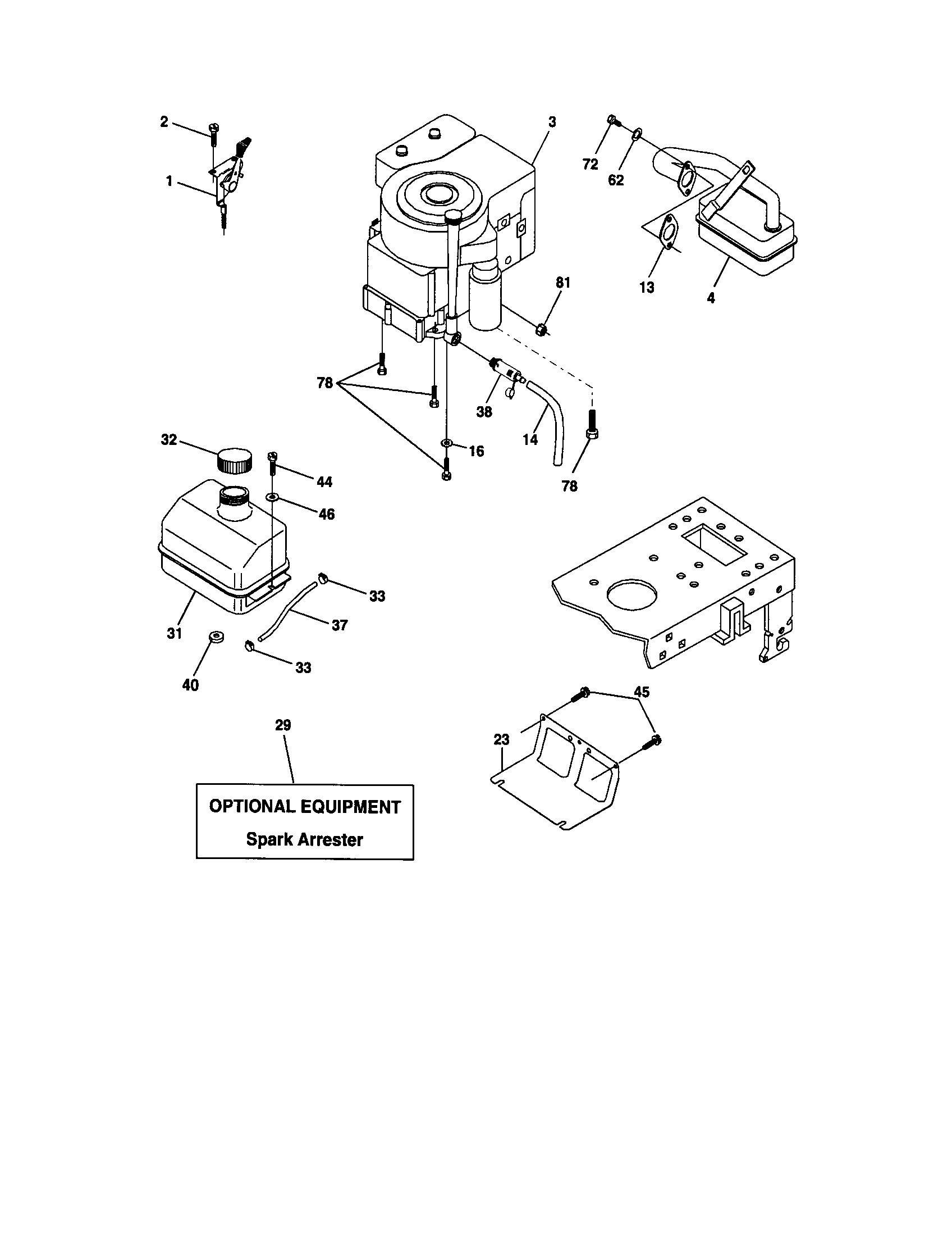 Craftsman 917271635 engine diagram
