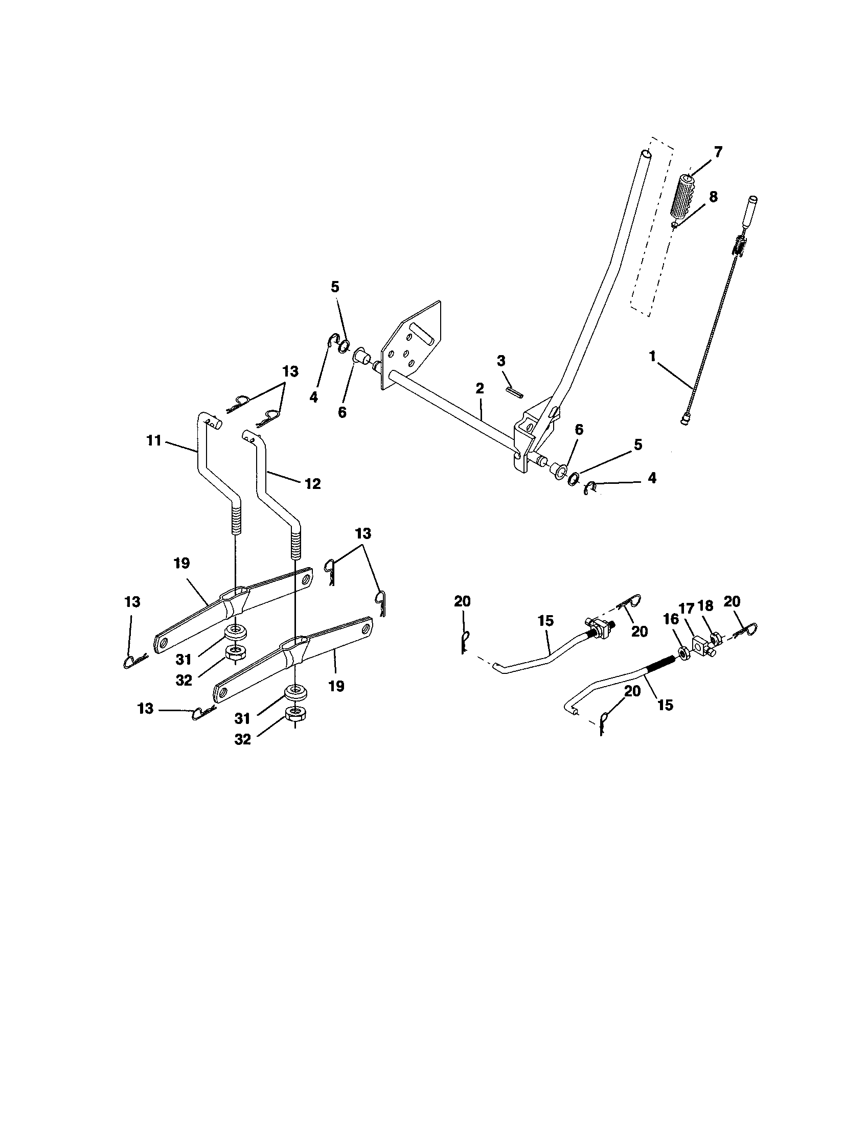 Craftsman 917271635 lift diagram