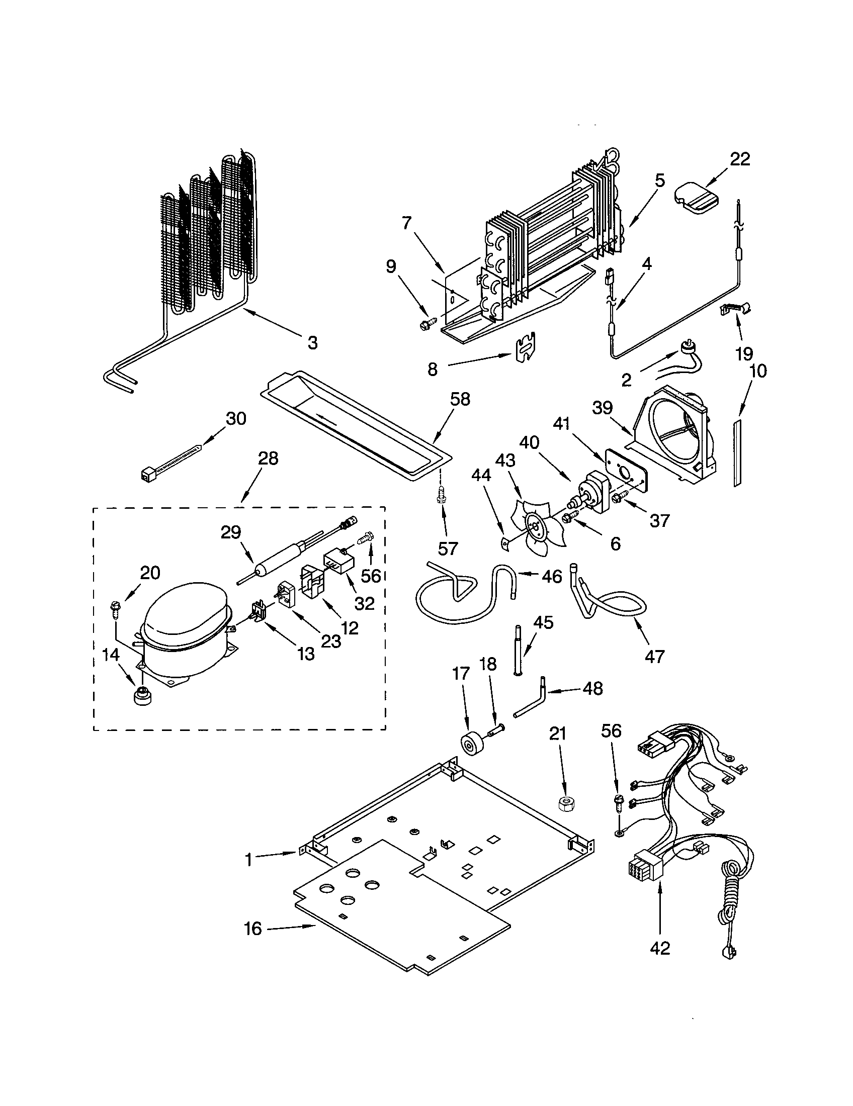 Kenmore 10672264100 unit diagram