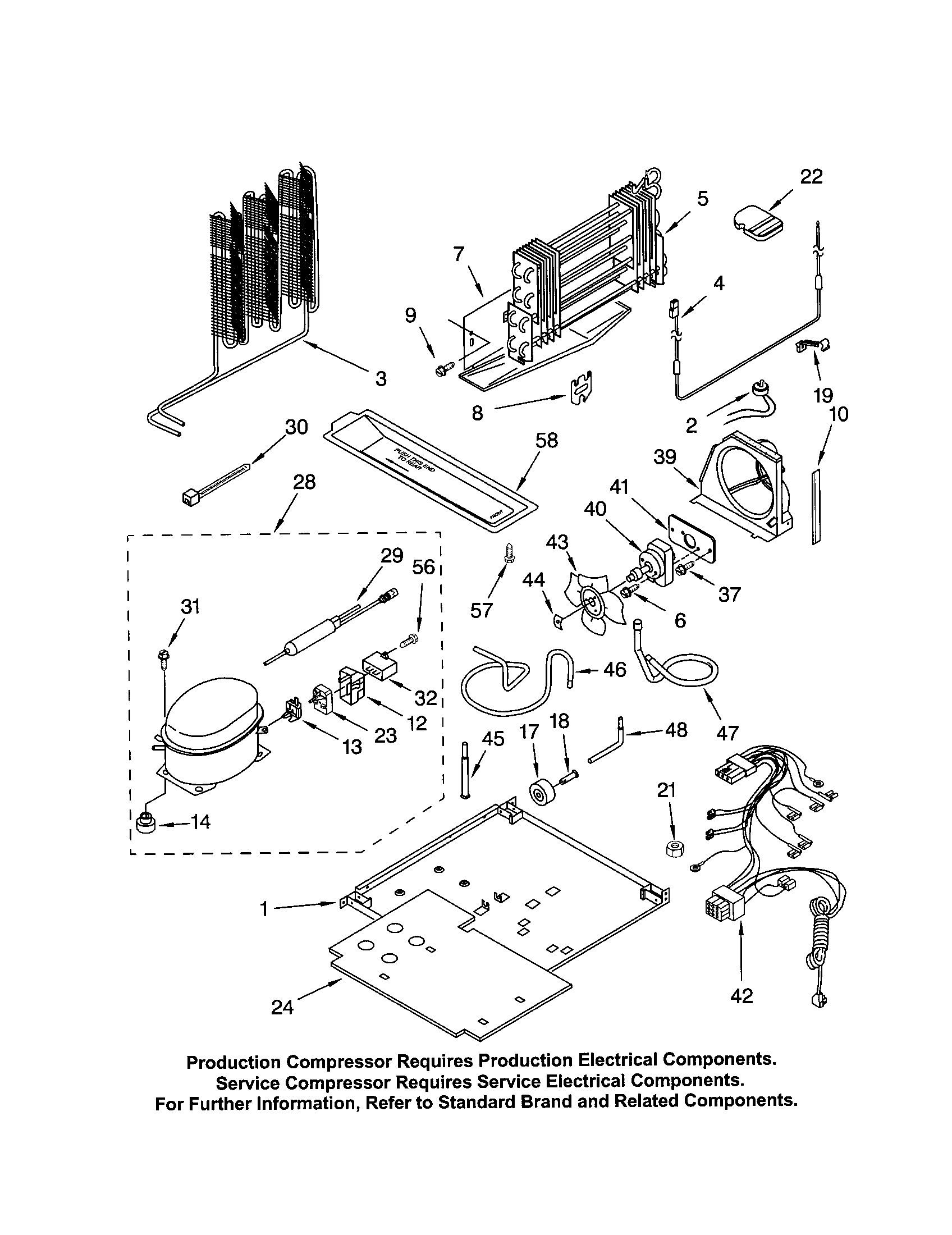 Kenmore 10661192100 unit diagram