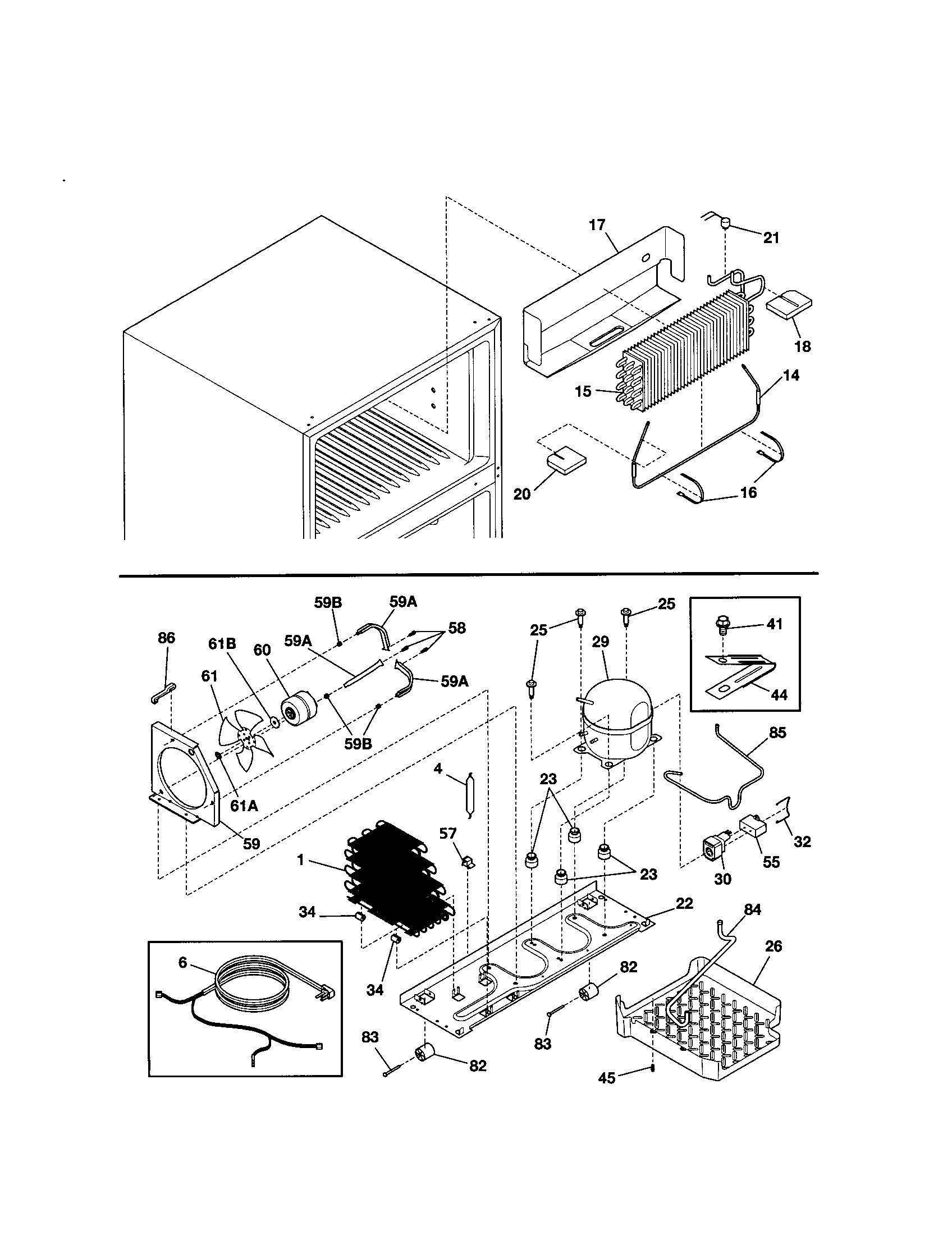 Kenmore 25331620101 system diagram