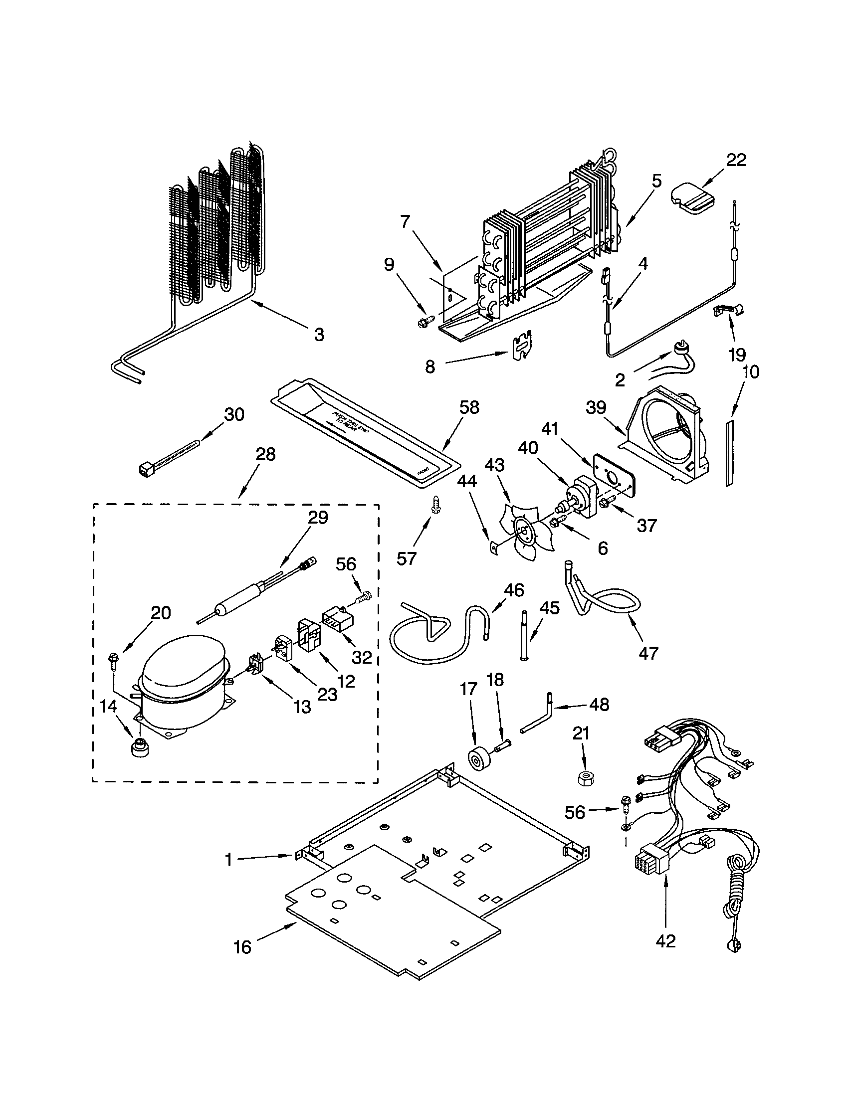 Kenmore 10672272100 unit diagram