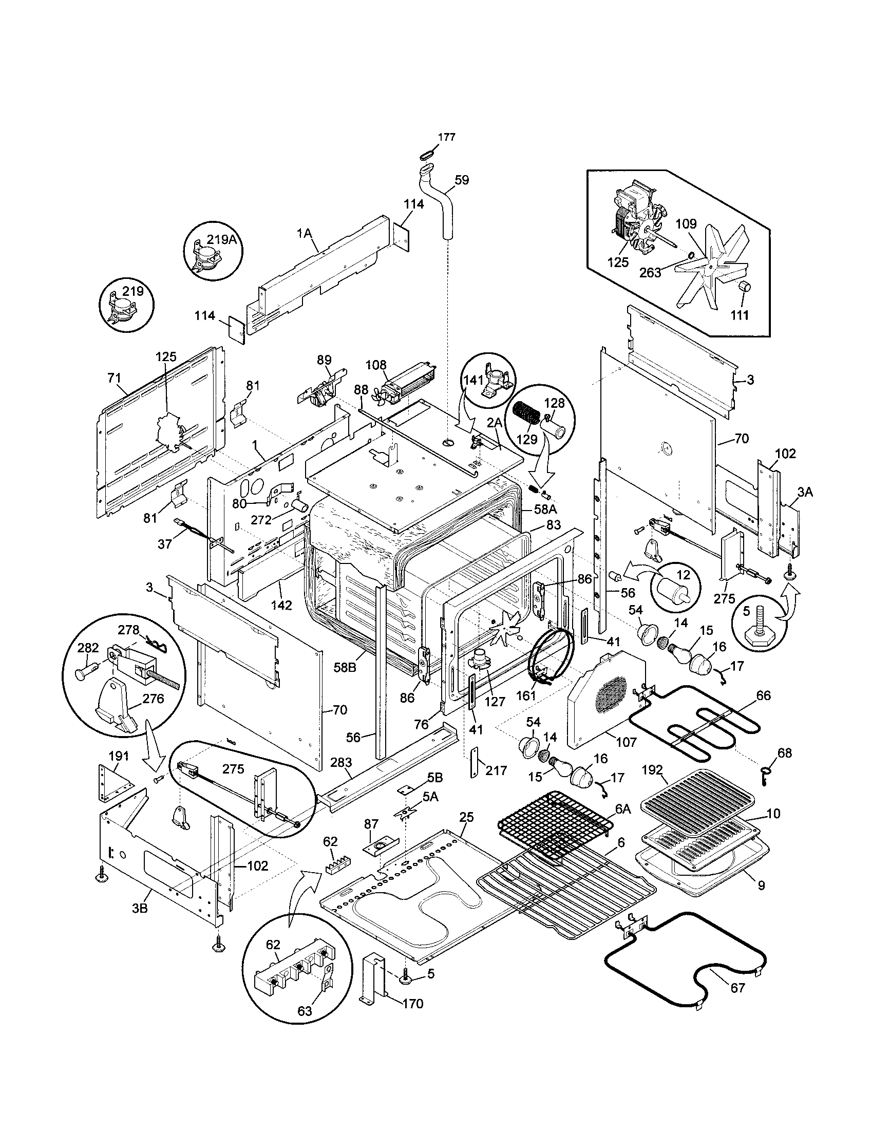 Kenmore Elite 79046822100 body diagram