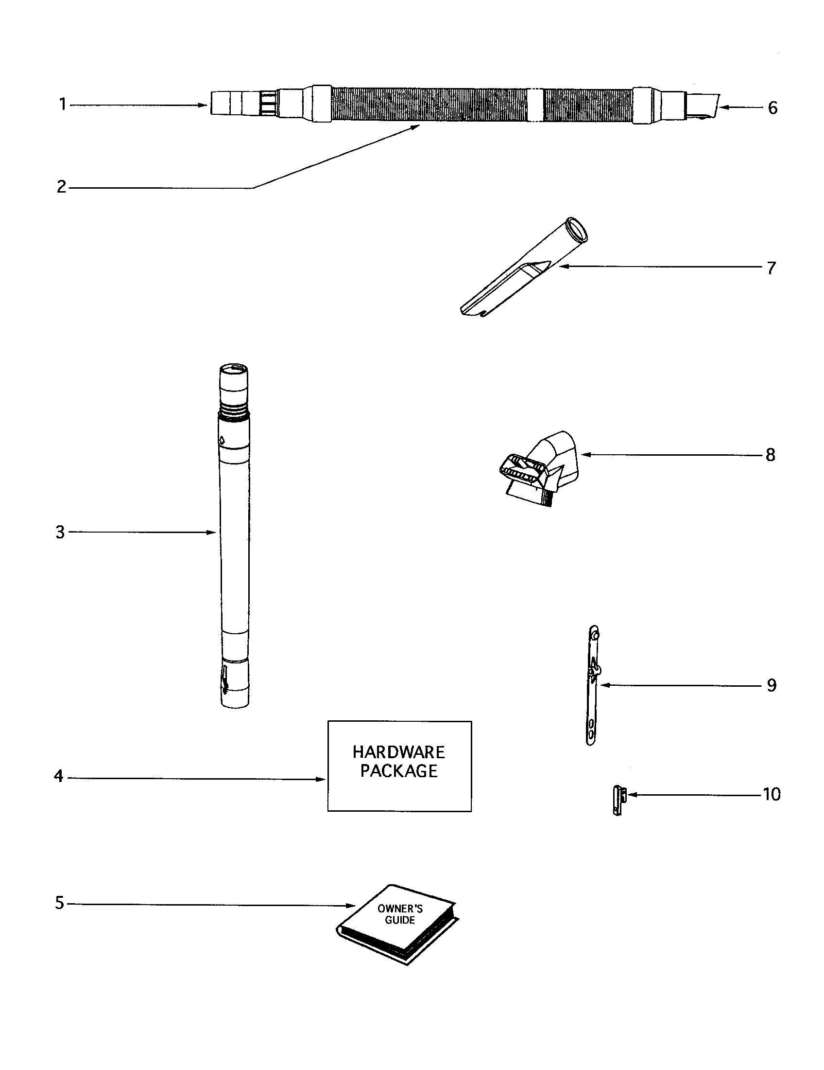 Eureka 4680AT-3 hose diagram