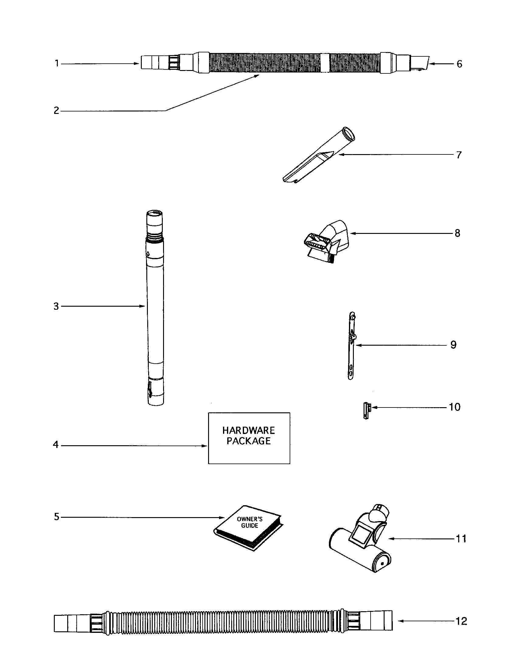 Eureka 4686ATV-2 hose diagram