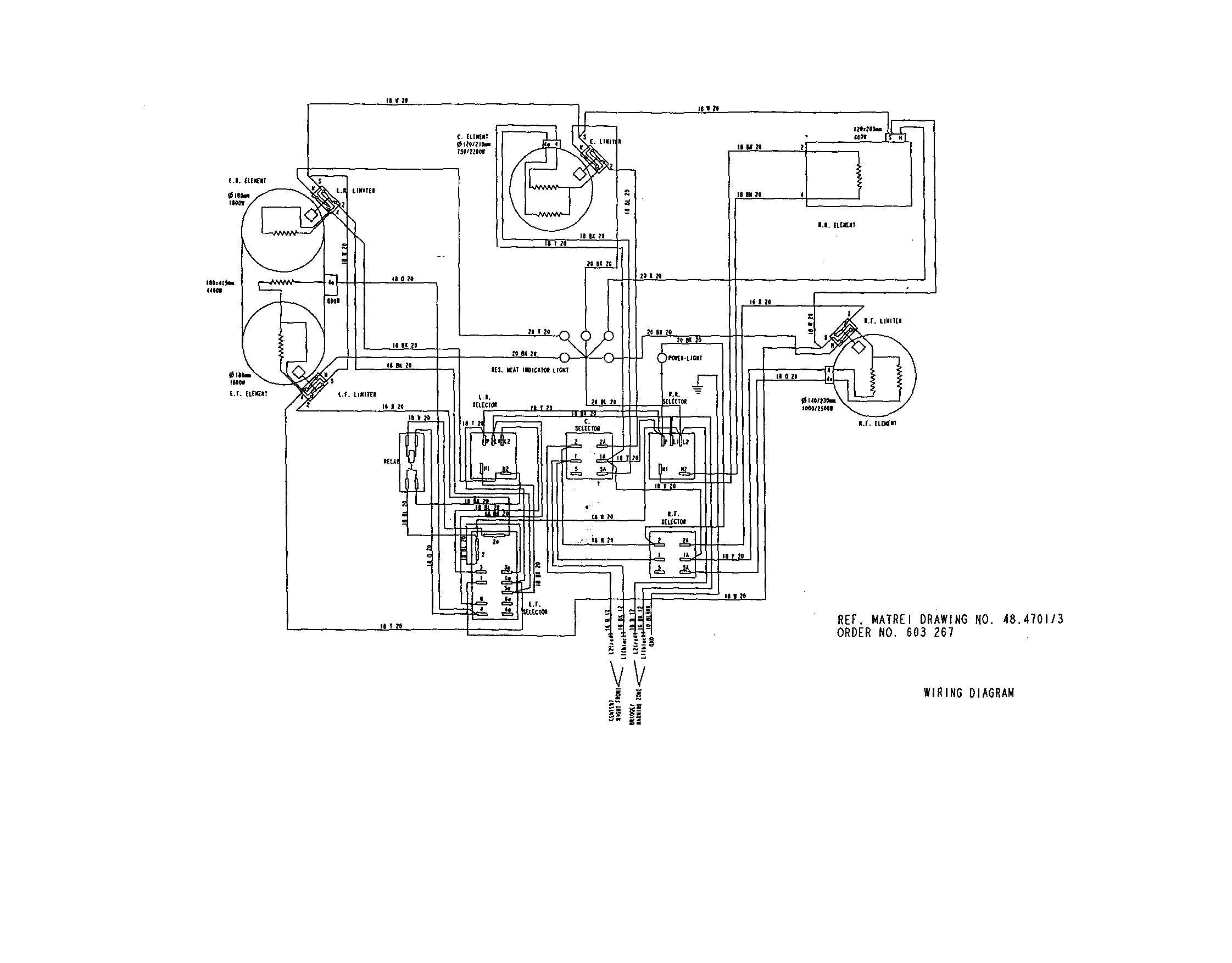 Thermador CE365UB wiring diagram diagram