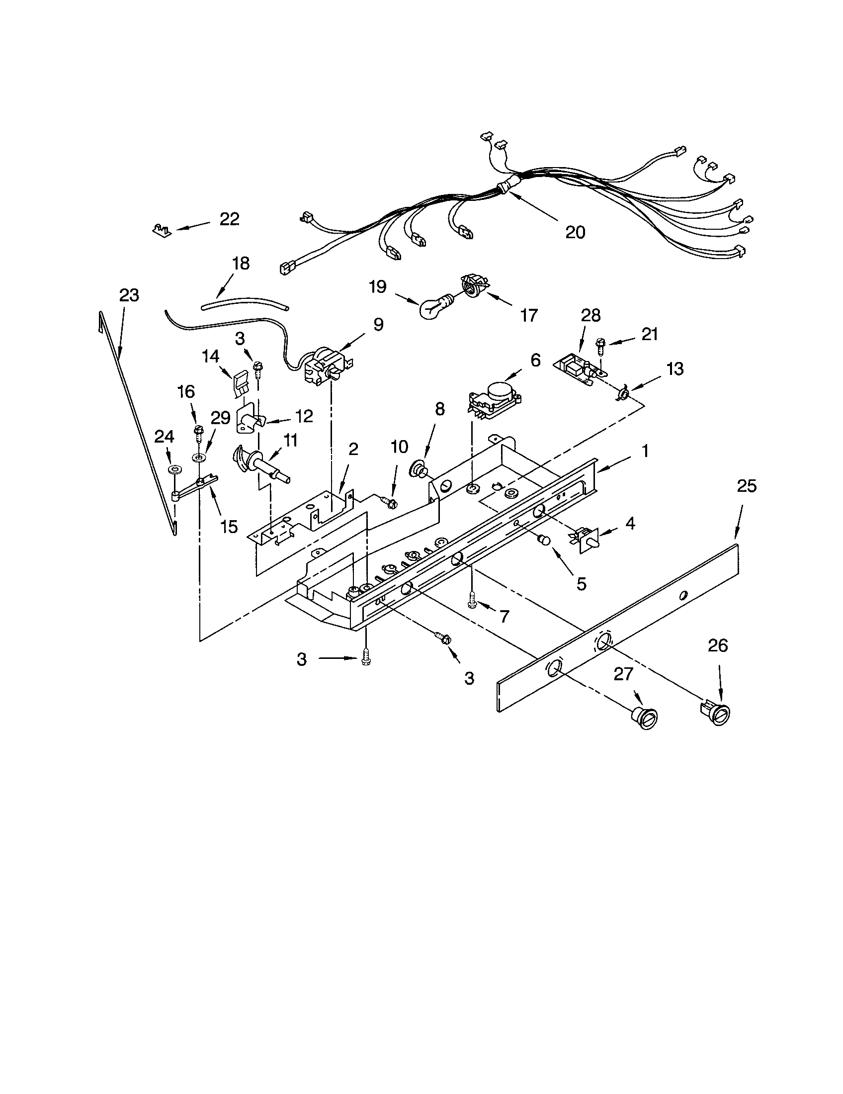 Kenmore 10652524100 control diagram