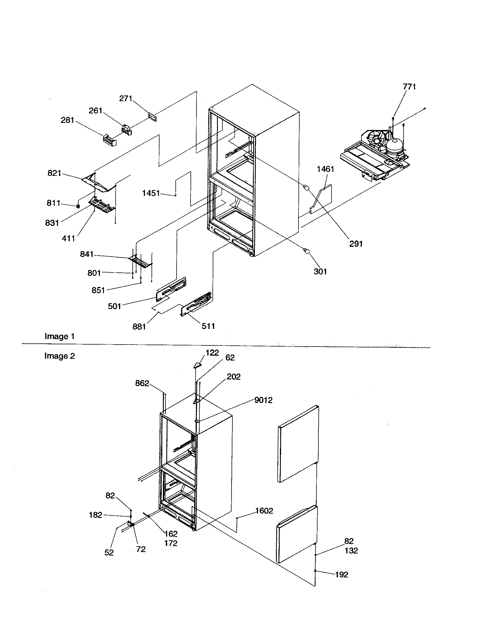 Amana BR18V2C-P1320708WC covers, hinges/ light cover diagram
