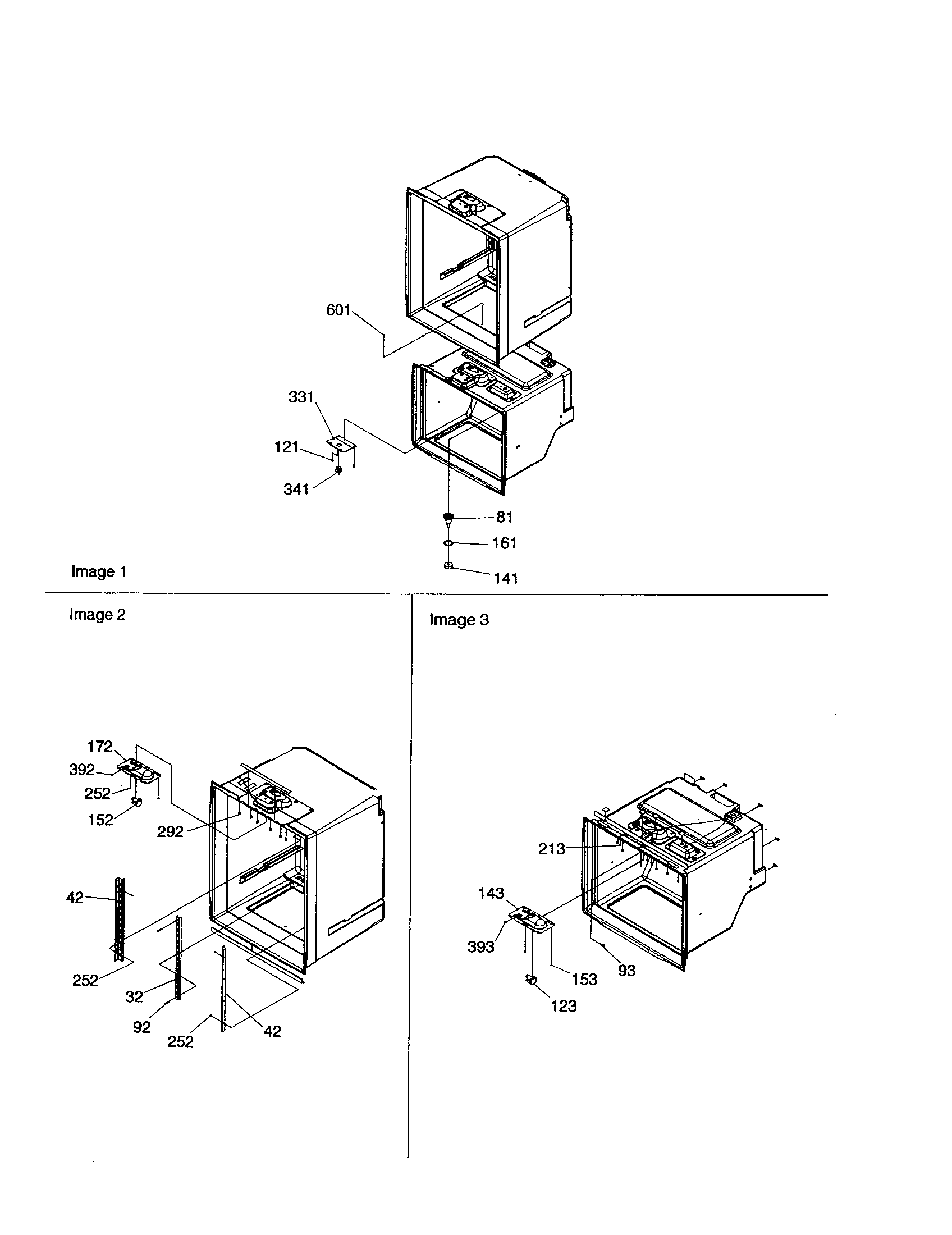 Amana BR18V2C-P1320708WC light switches/drain funnel diagram