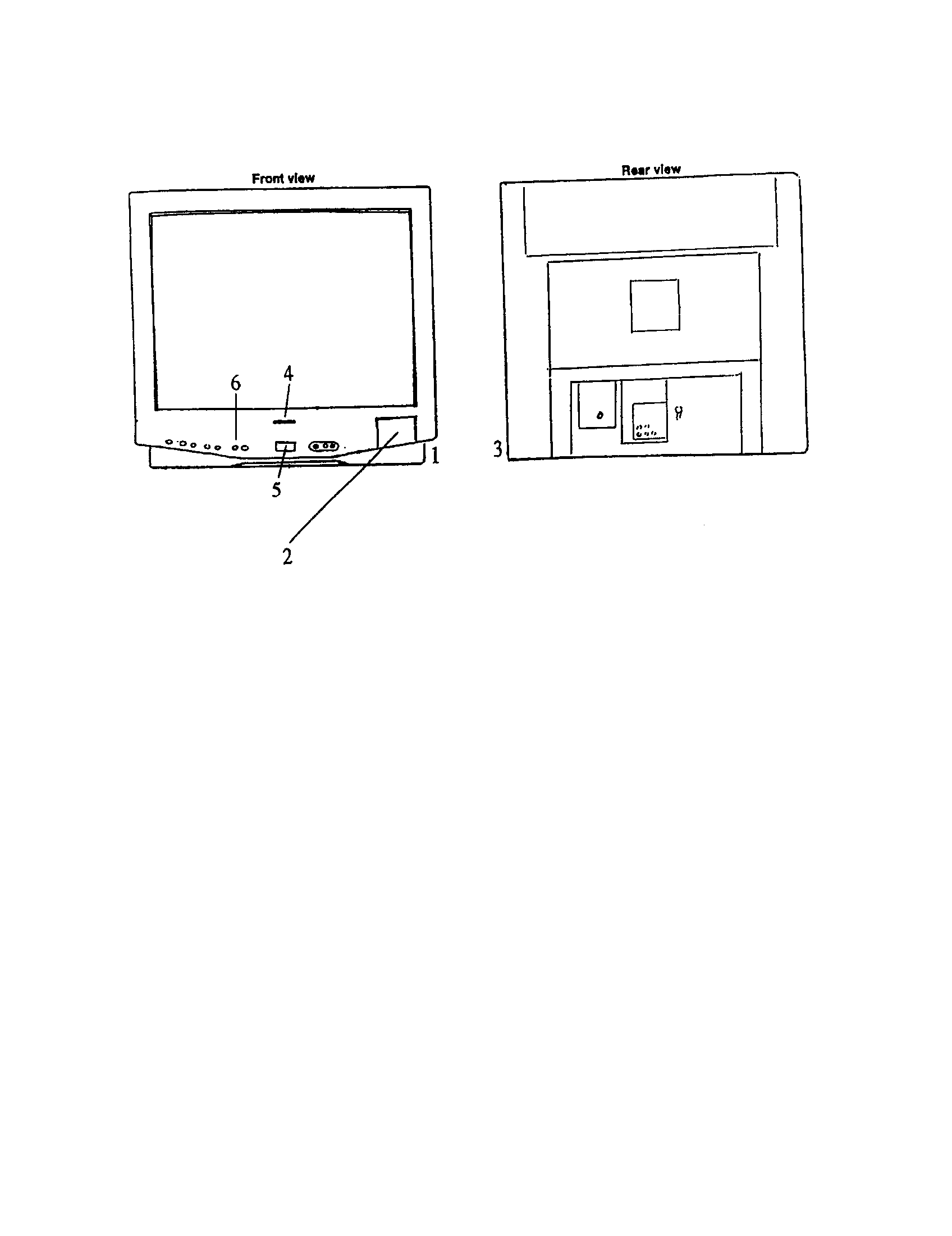Panasonic CT-13R40CA television diagram