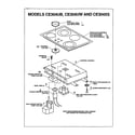 Thermador CE304XS control housing/infinite switch diagram