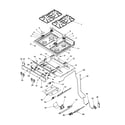 Amana ACF3315AK-PACF3315AK0 maintop and gas supply diagram