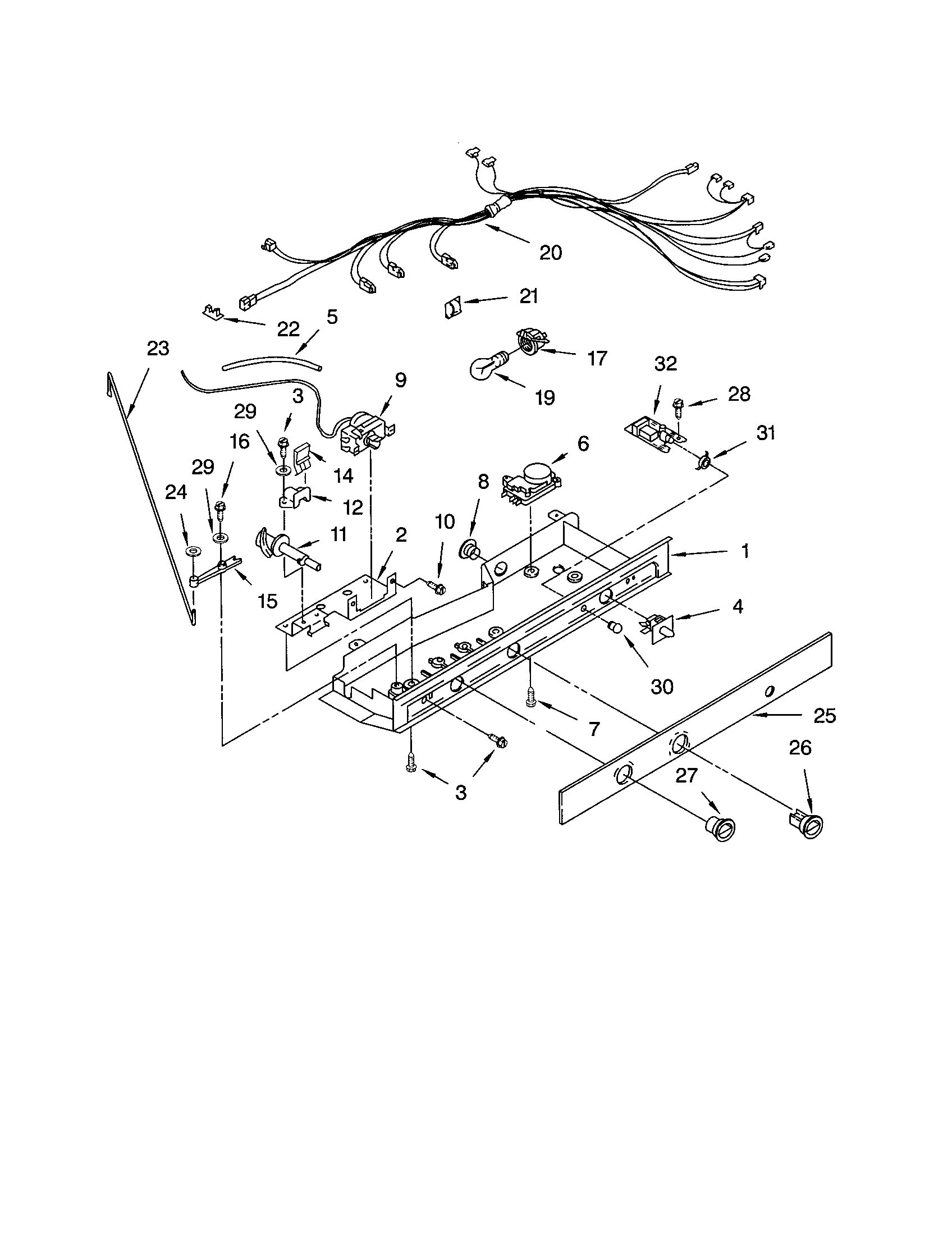 Kenmore 10652224100 control diagram