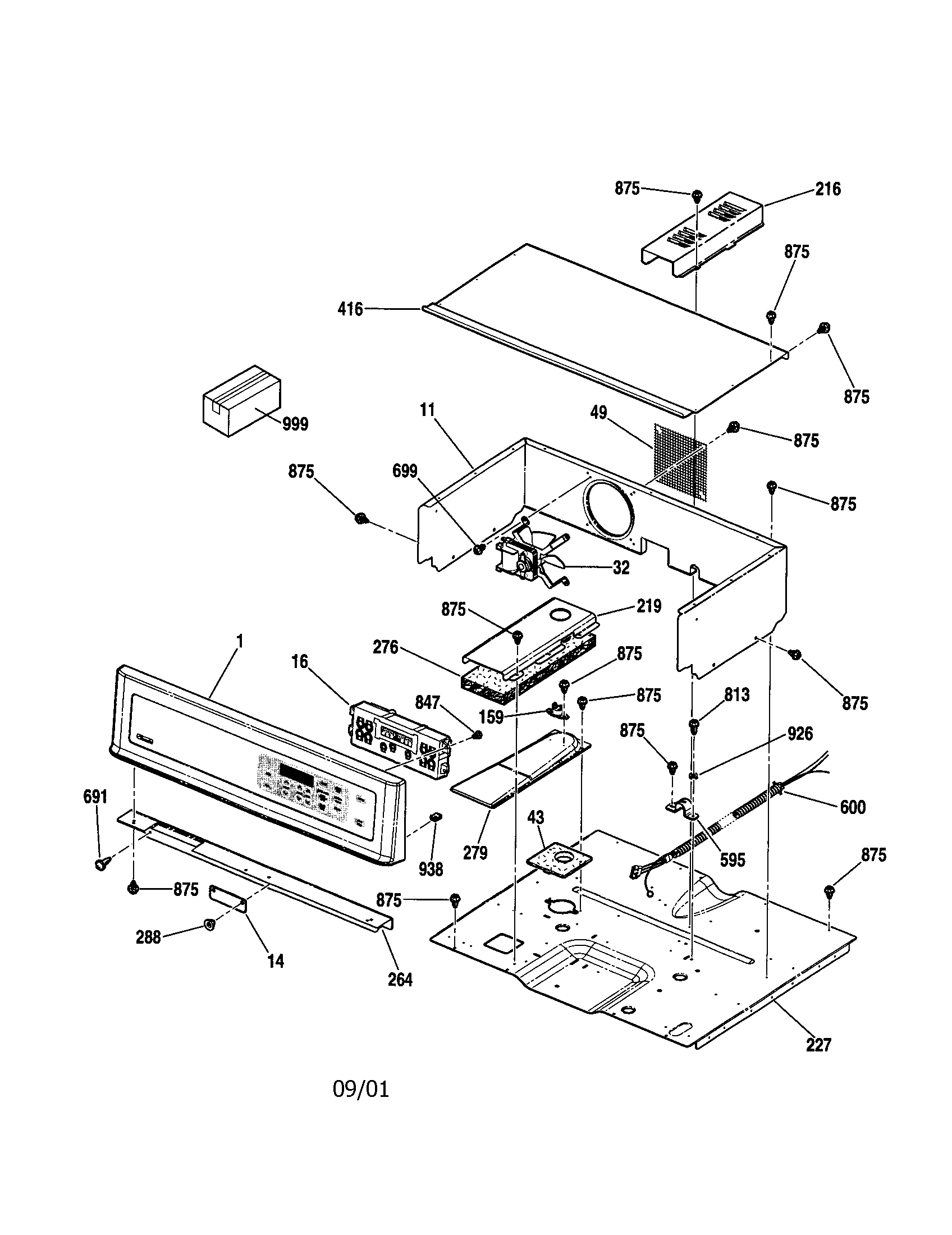 Kenmore 91147599100 control diagram