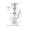 Crosley CW8203W2-PCW8203W2B bearing housing/brake/pulley diagram