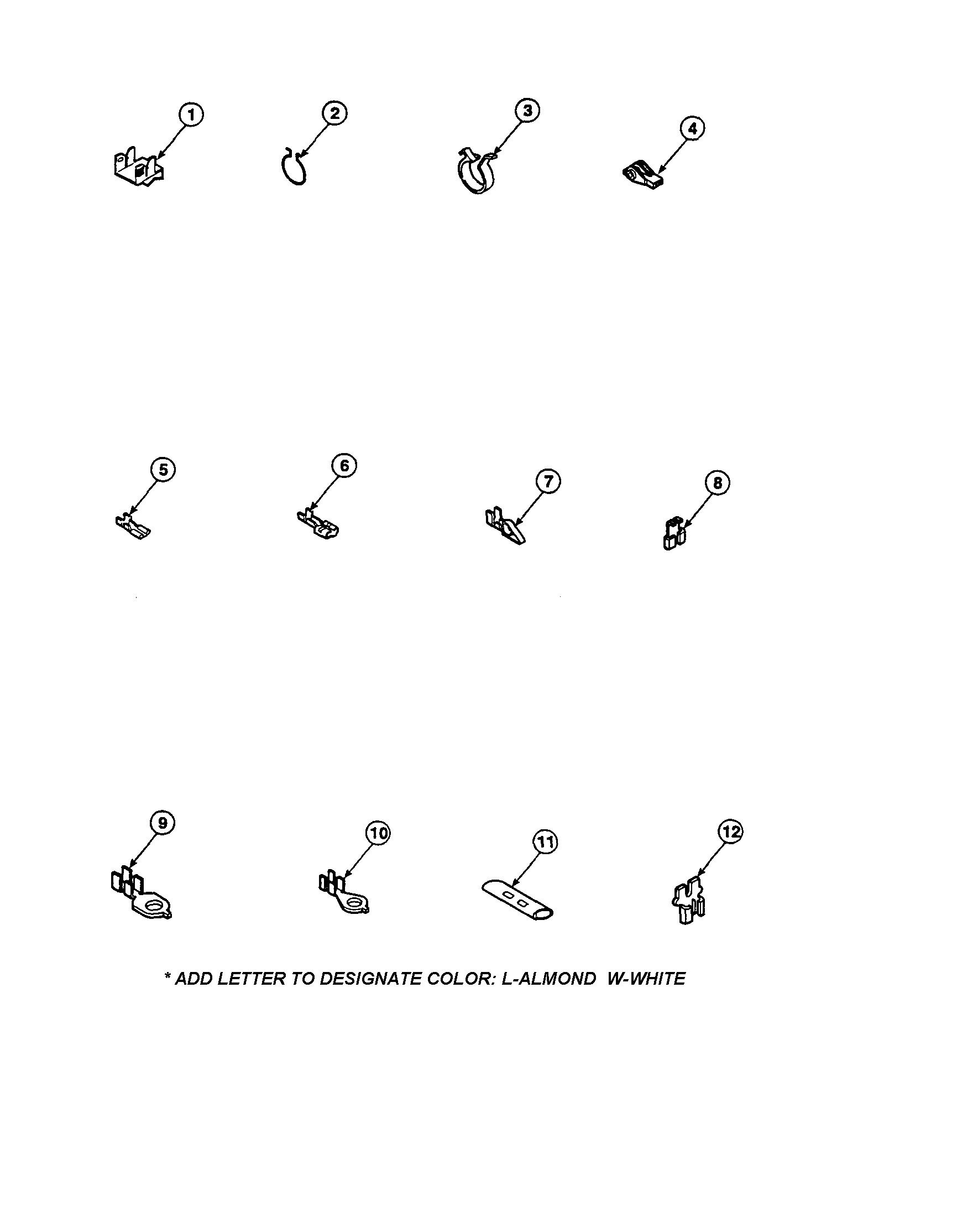 Amana LW6001W2-PLW6001W2B terminals diagram