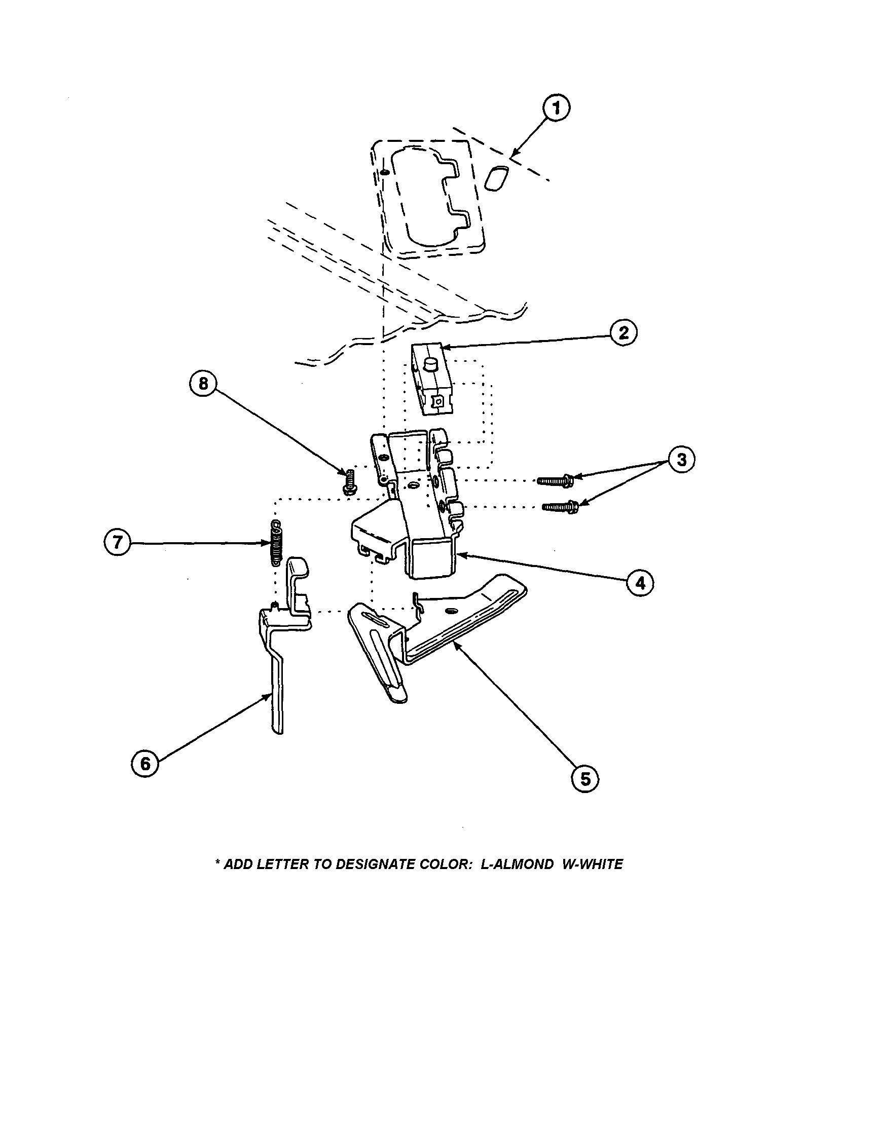 Amana LW8413L2-PLW8413L2A out-of-balance switch diagram