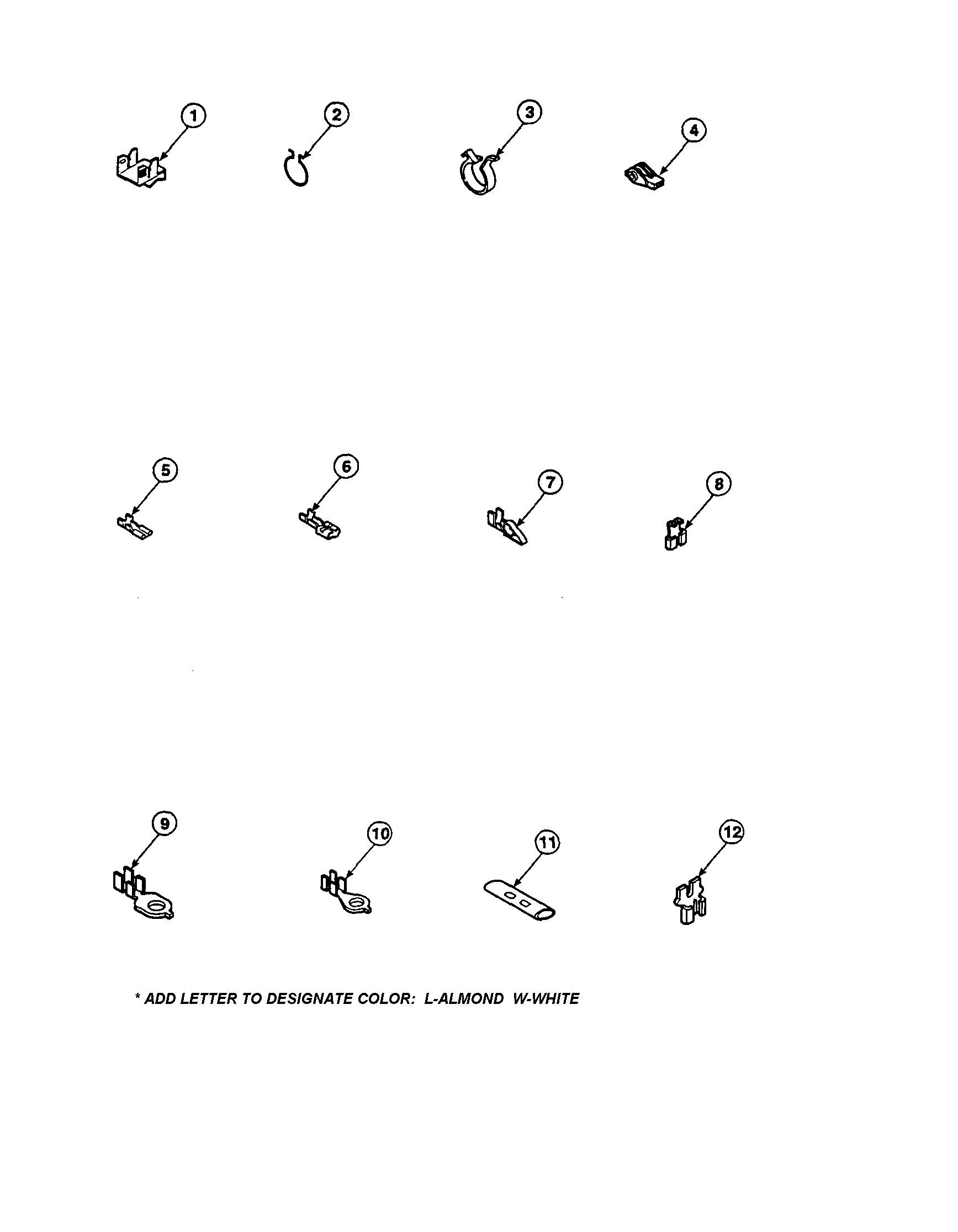 Amana LW8413L2-PLW8413L2A terminals diagram