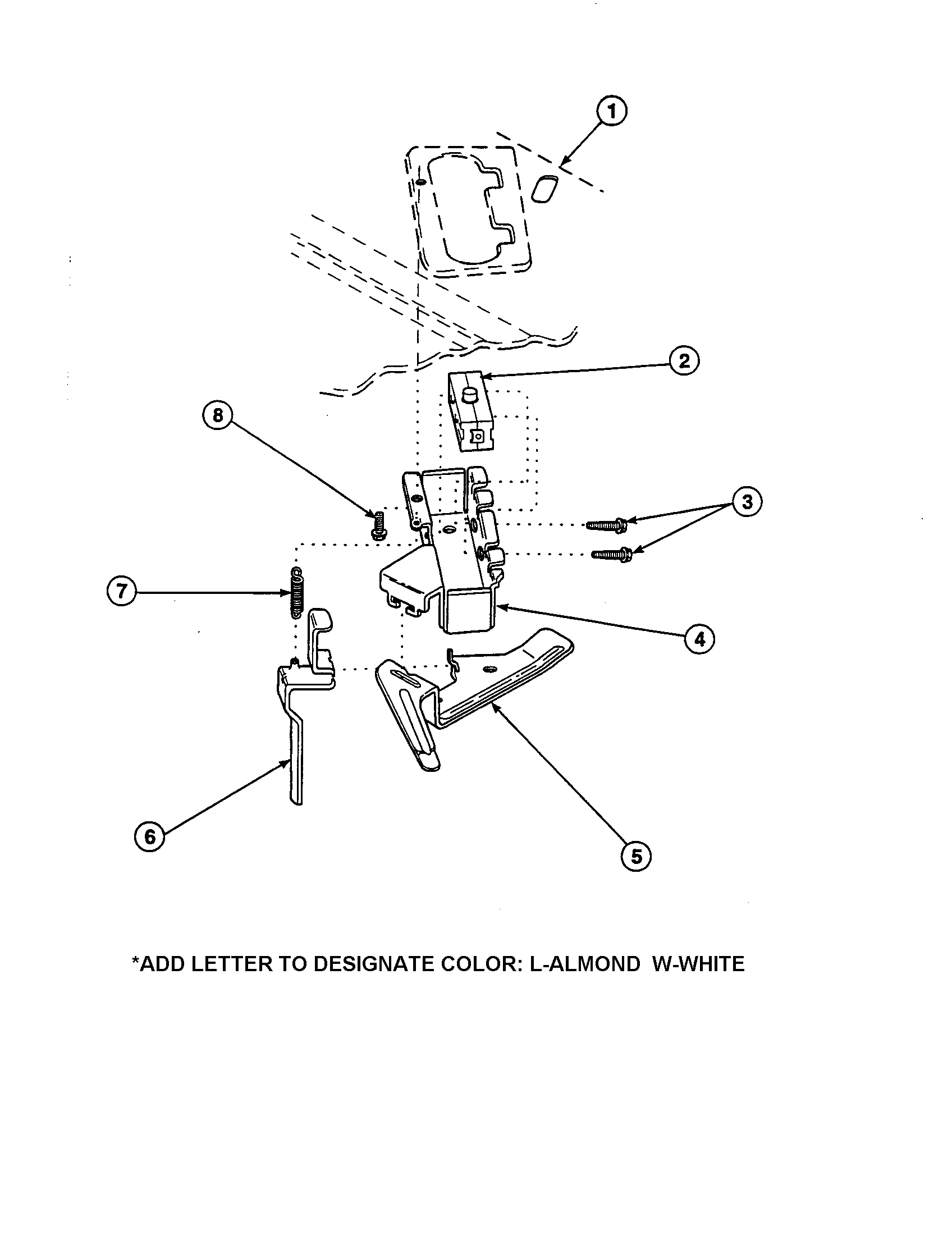 Crosley CW8413W2-PCW8413W2A out-of-balance switch diagram