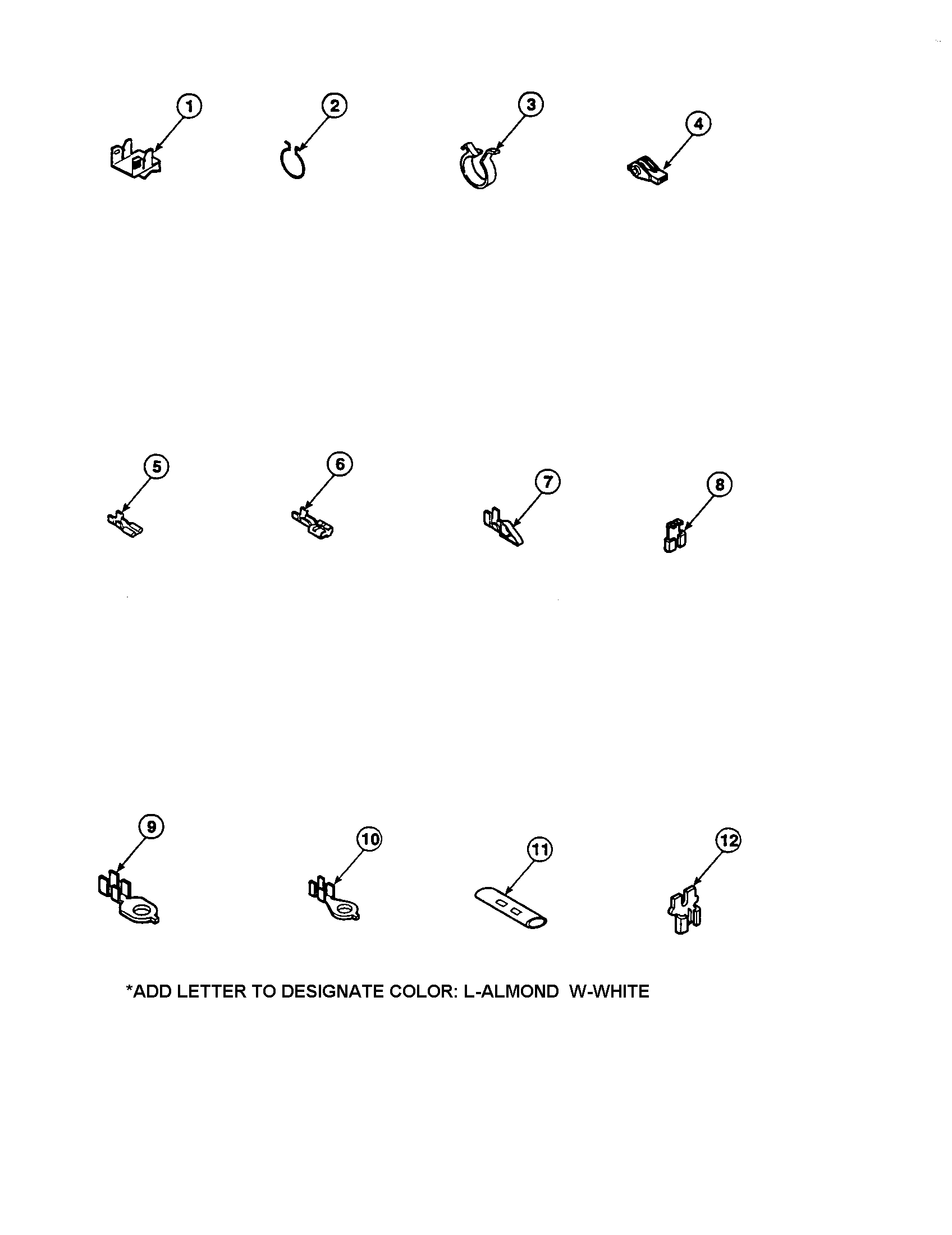Crosley CW8413W2-PCW8413W2A terminals diagram