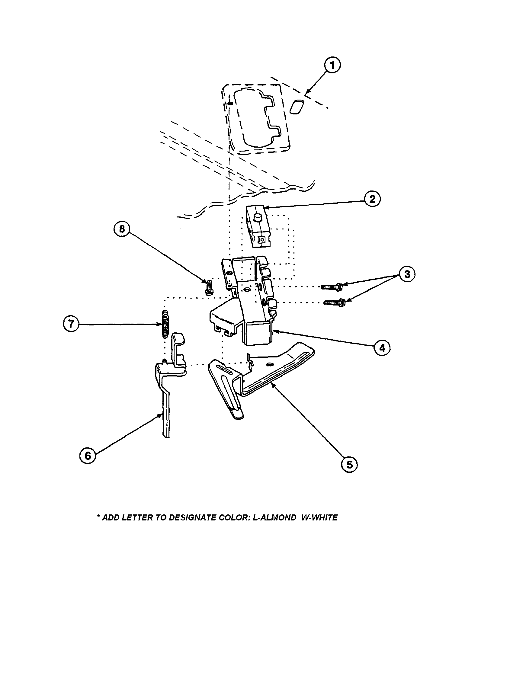 Amana LW8312L2-PLW8312L2A out-of-balance switch diagram