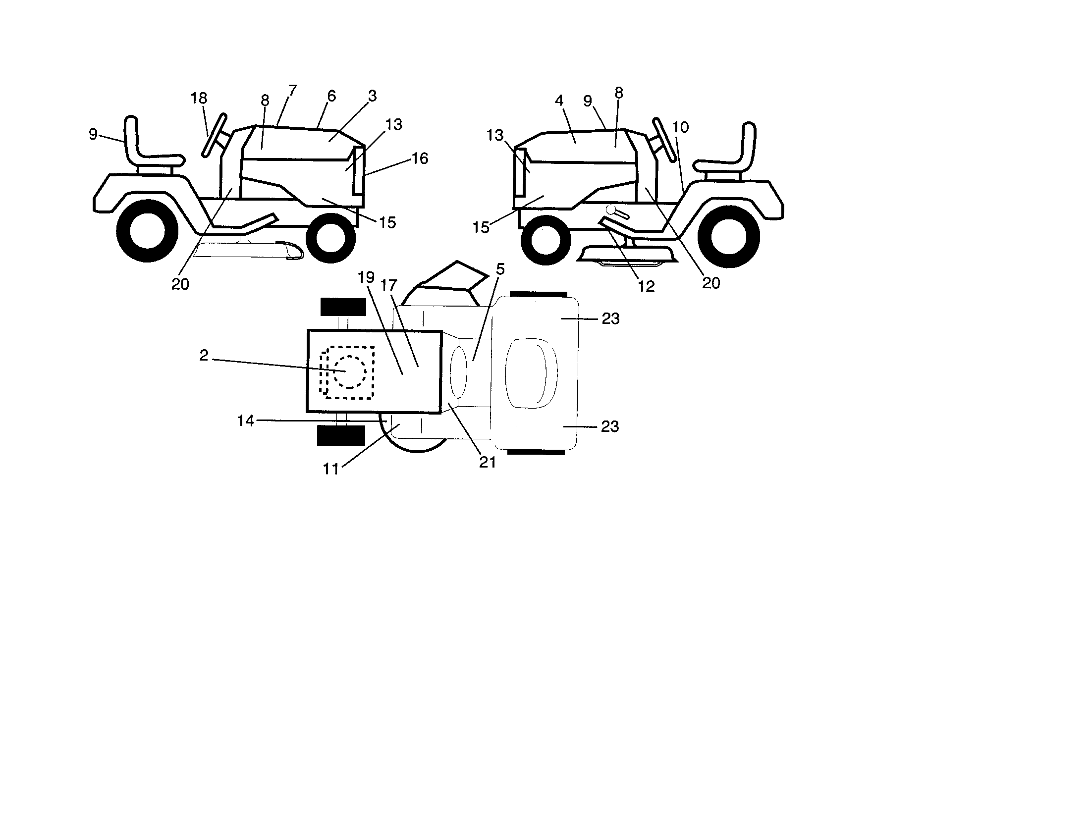 Craftsman 917275240 decals diagram
