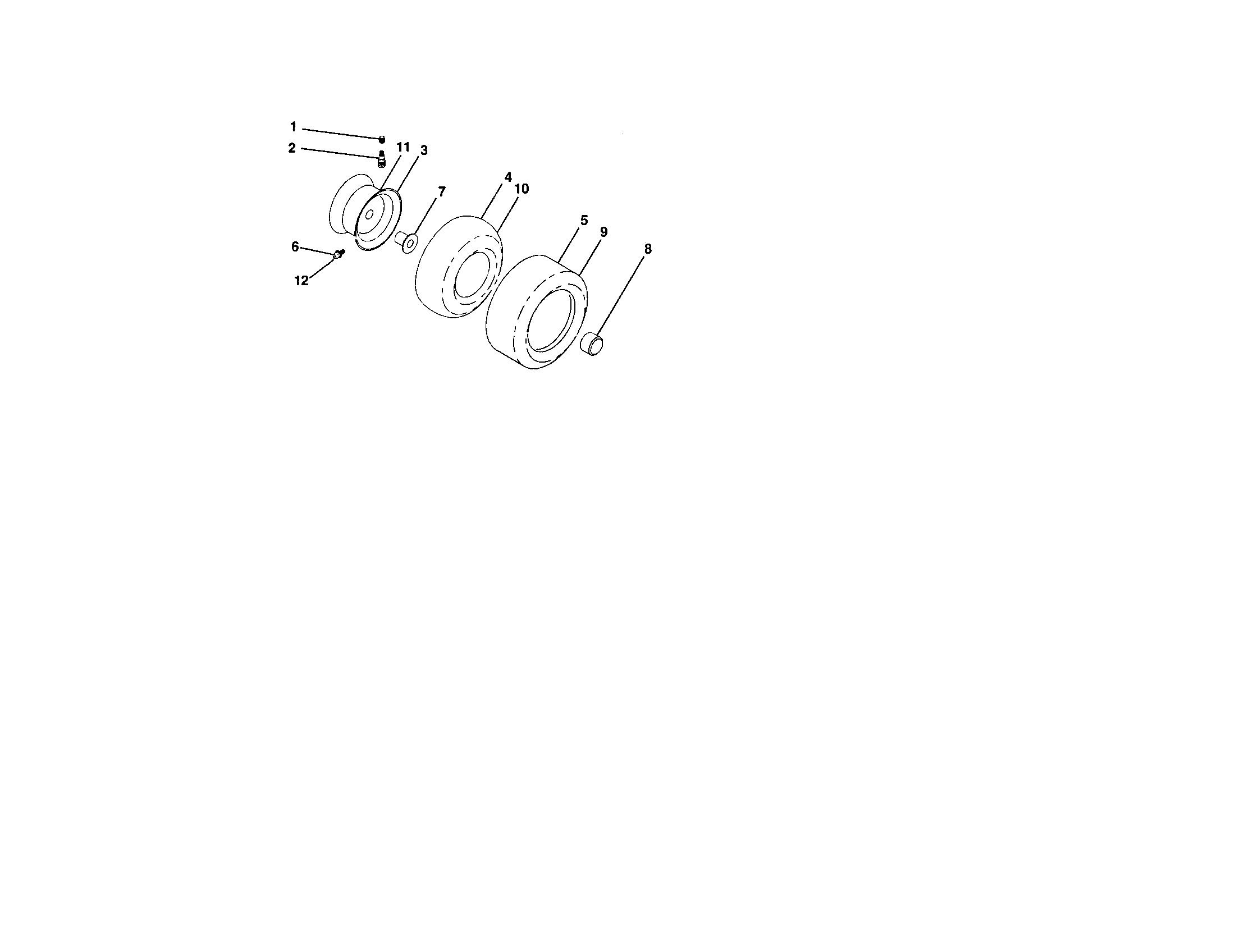 Craftsman 917275242 wheels and tires diagram