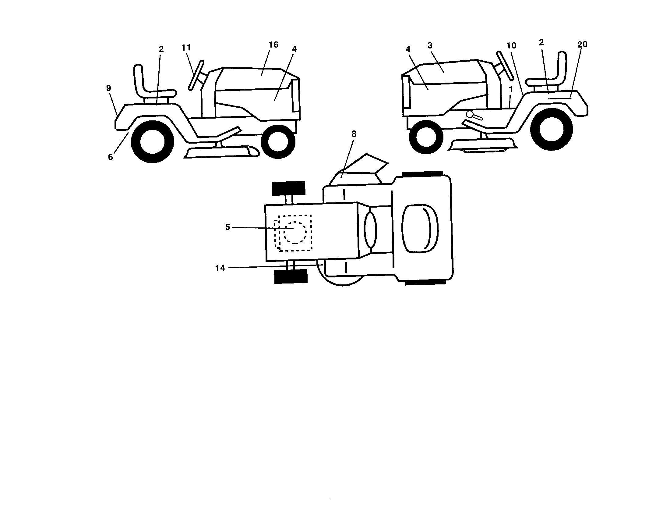 Craftsman 917279960 decals diagram