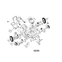 Craftsman 917389240 rotary lawn mower diagram