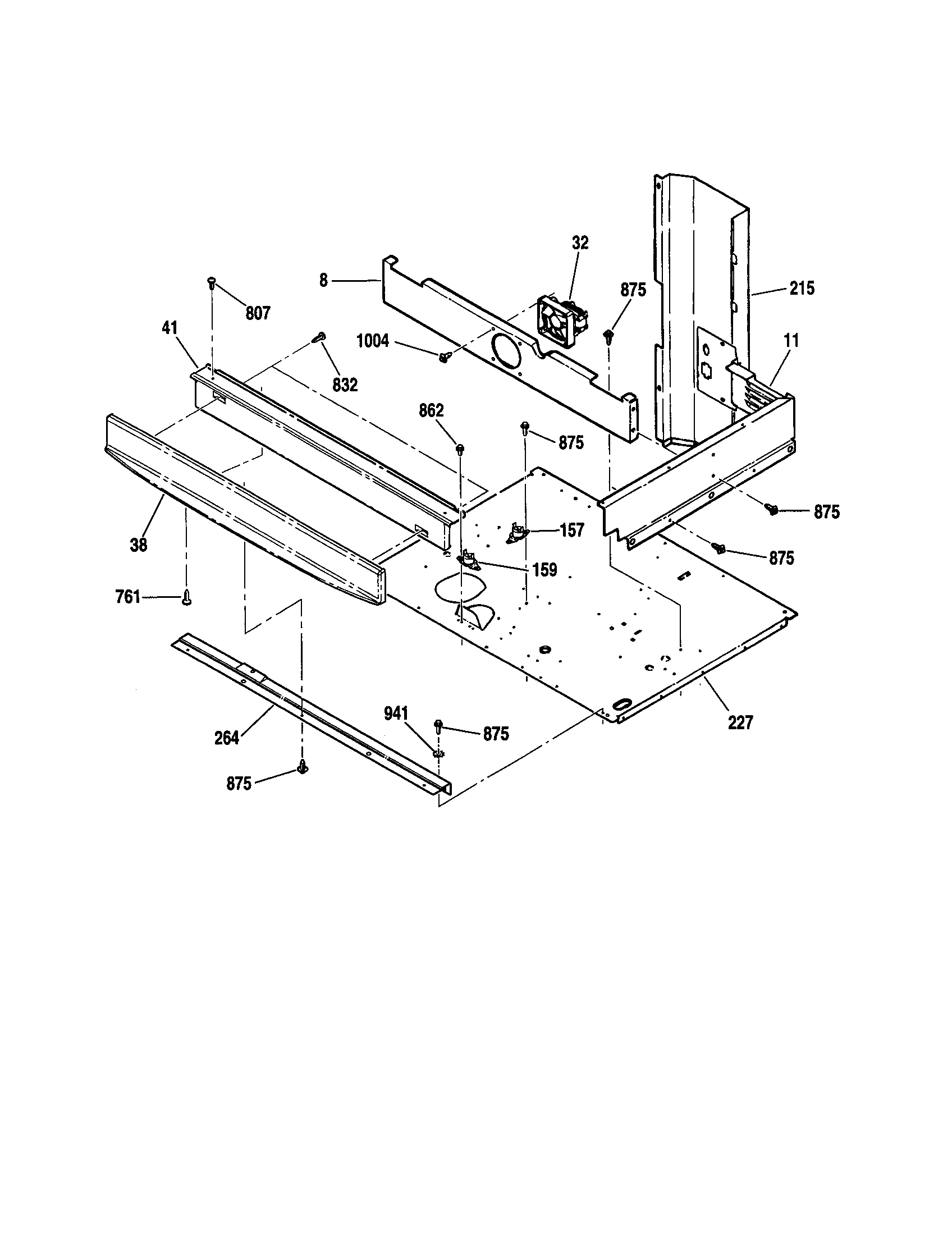Kenmore 91147824100 center space diagram