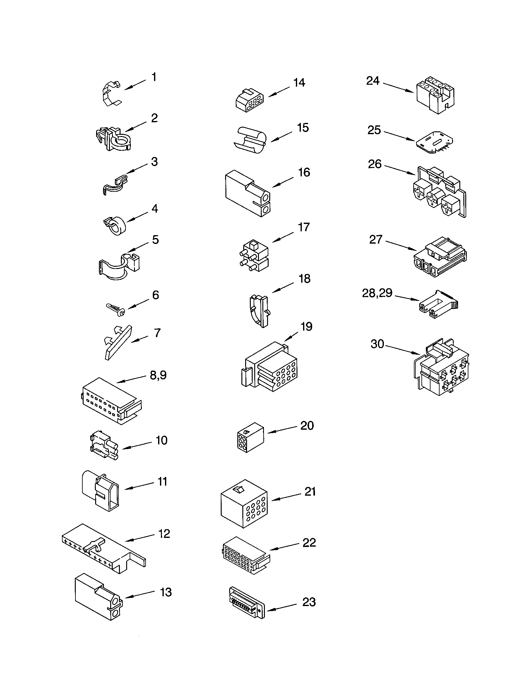 Kenmore 11022852101 wiring harness diagram