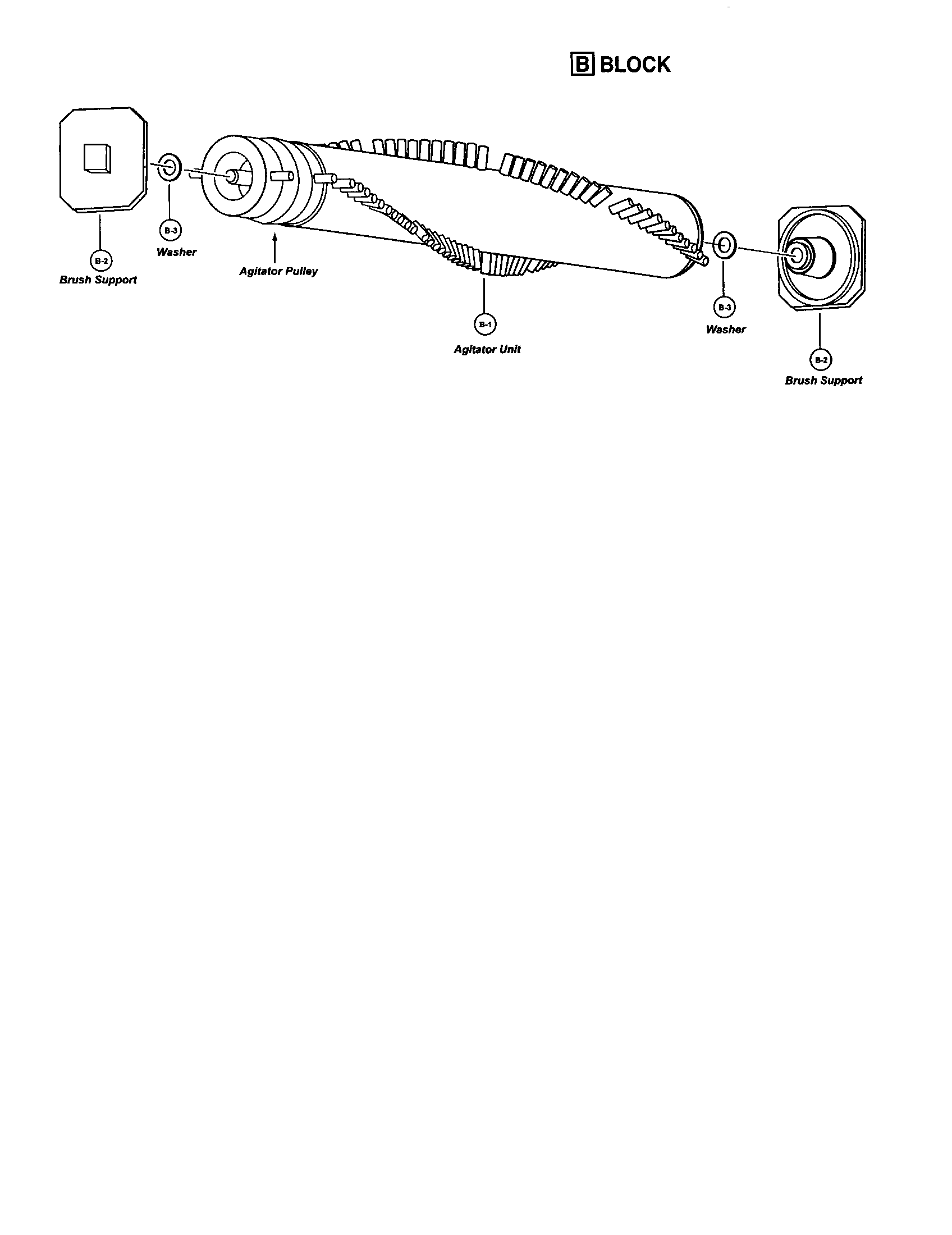 Panasonic MC-V7341 agitator assembly diagram